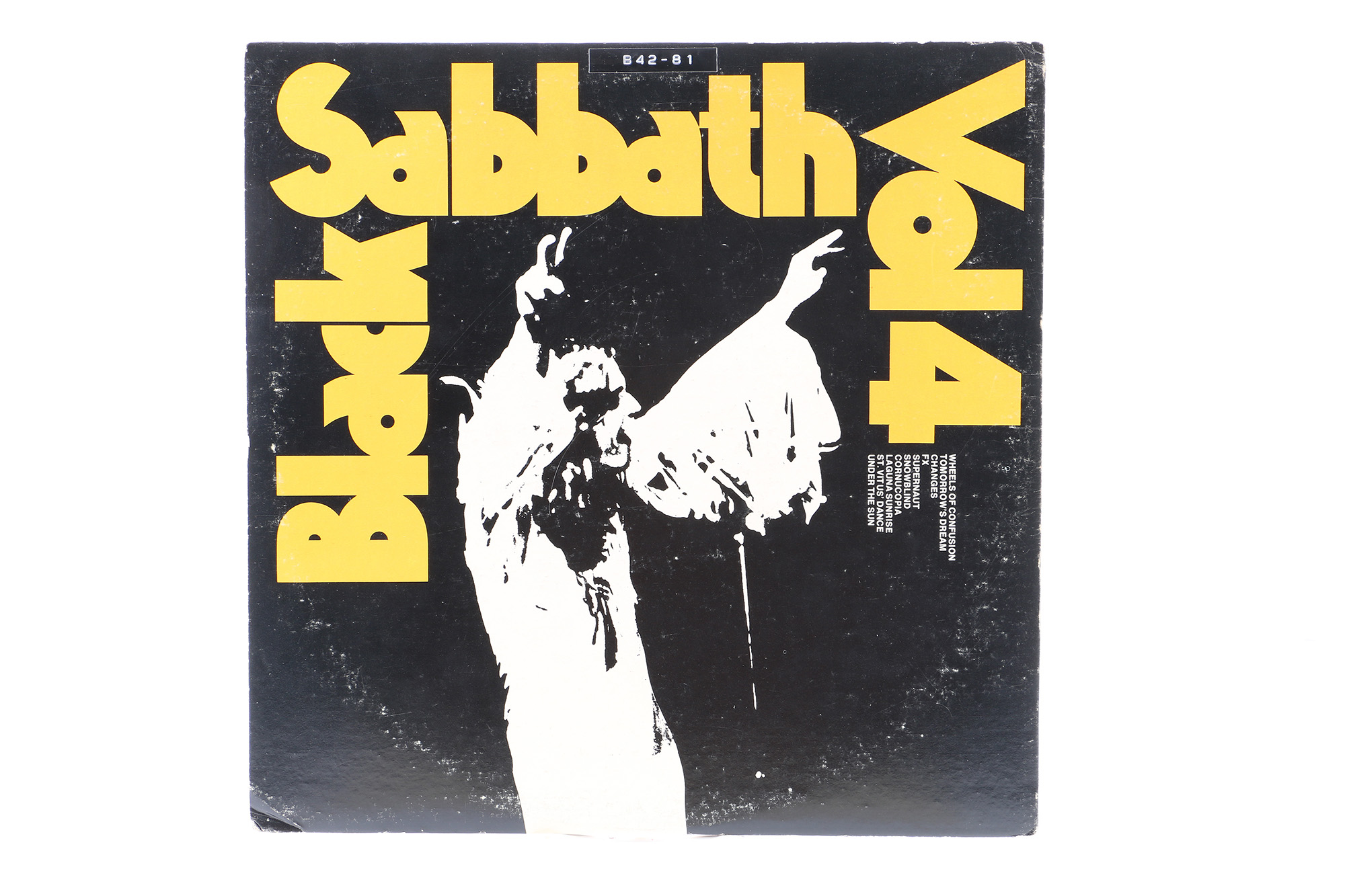 Black Sabbath "Vol. 4" Original US Pressing LP