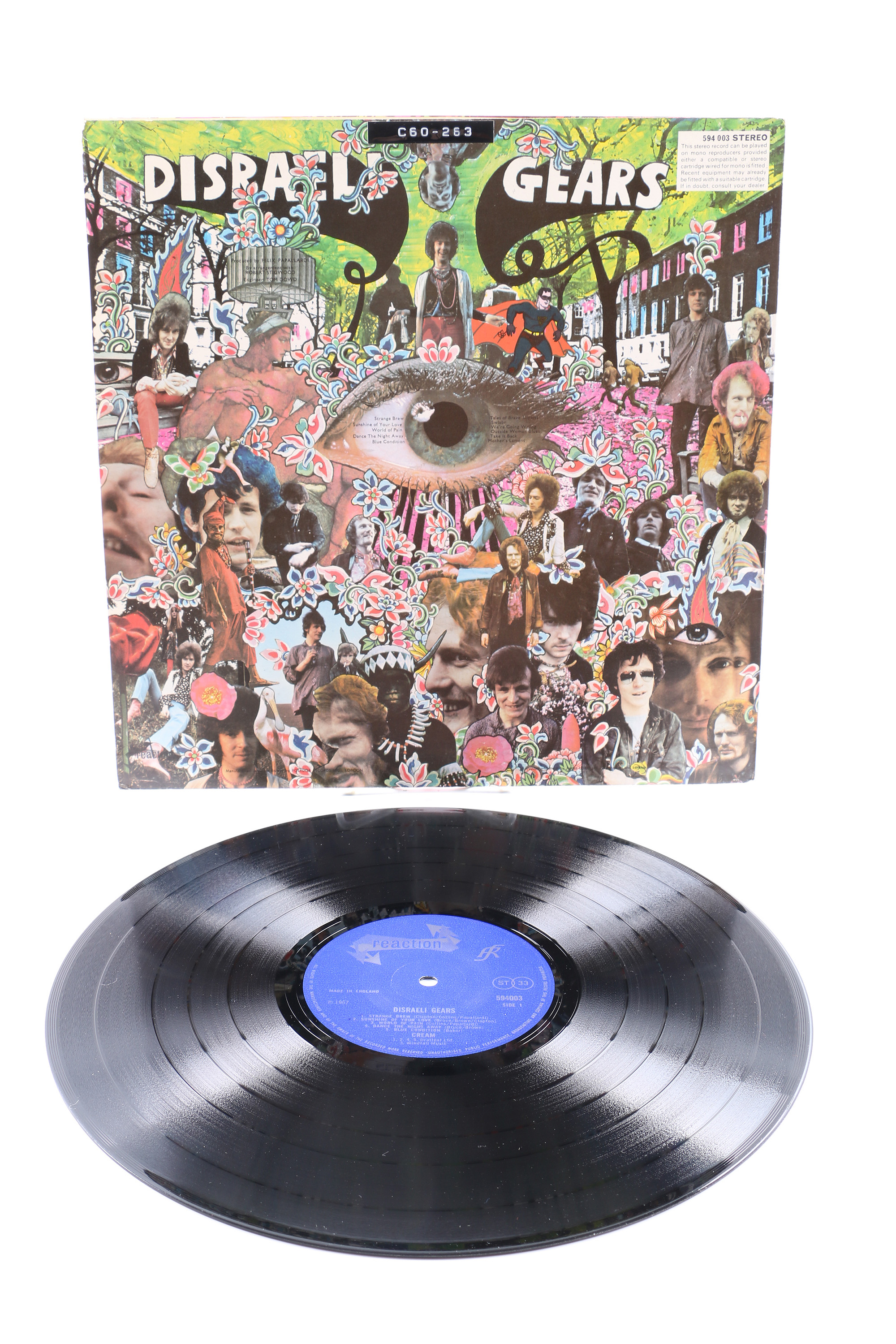 Cream LPs Including "Wheels of Fire" First Pressing