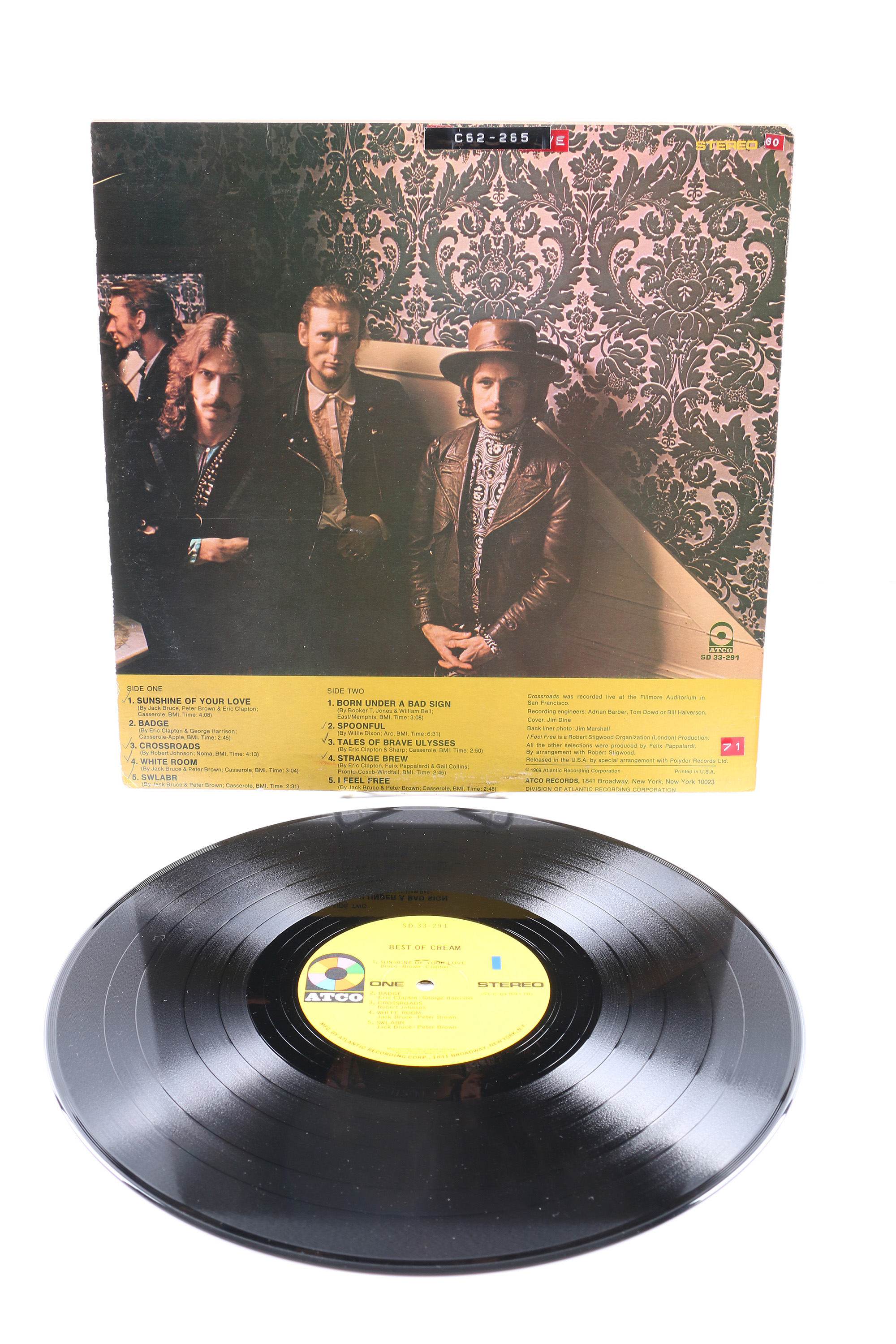 Cream LPs Including "Wheels of Fire" First Pressing