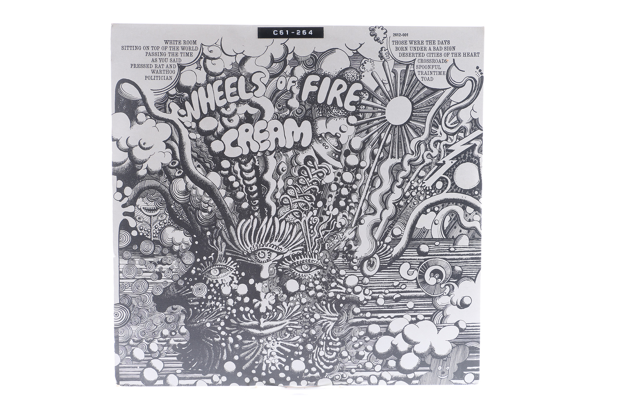 Cream LPs Including "Wheels of Fire" First Pressing