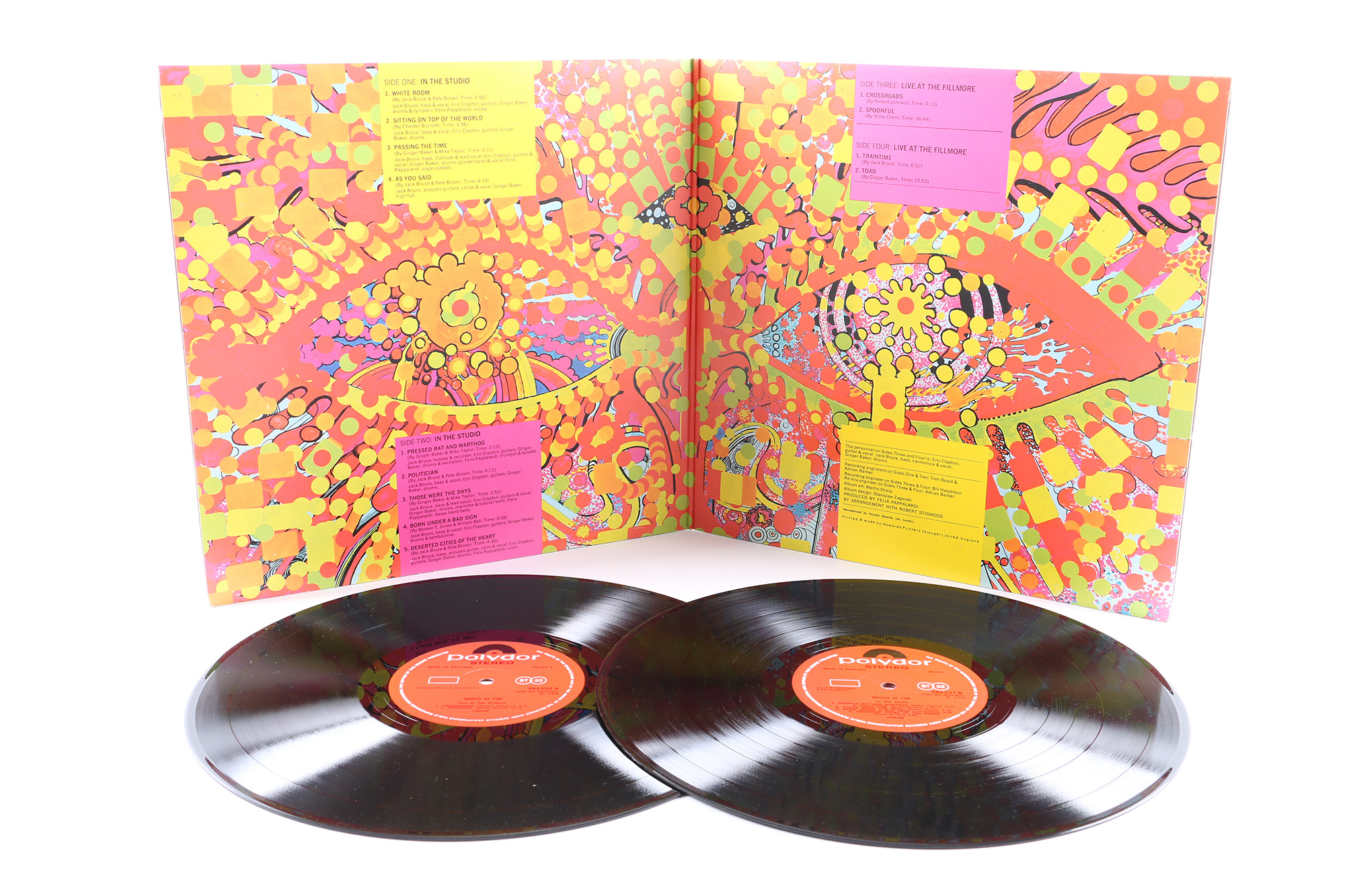 Cream LPs Including "Wheels of Fire" First Pressing