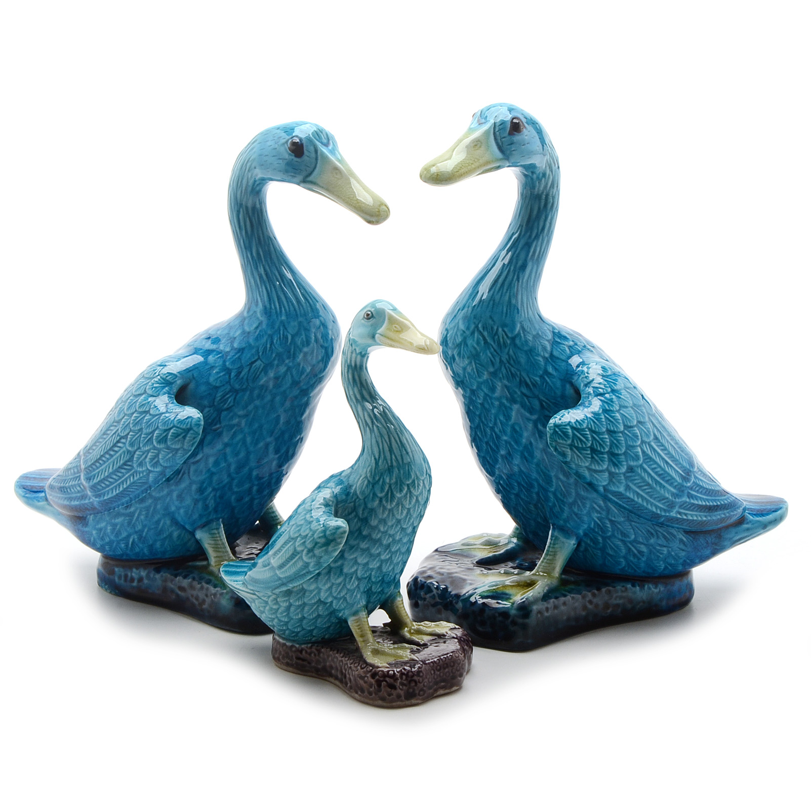 Japanese Ceramic Duck Figurines