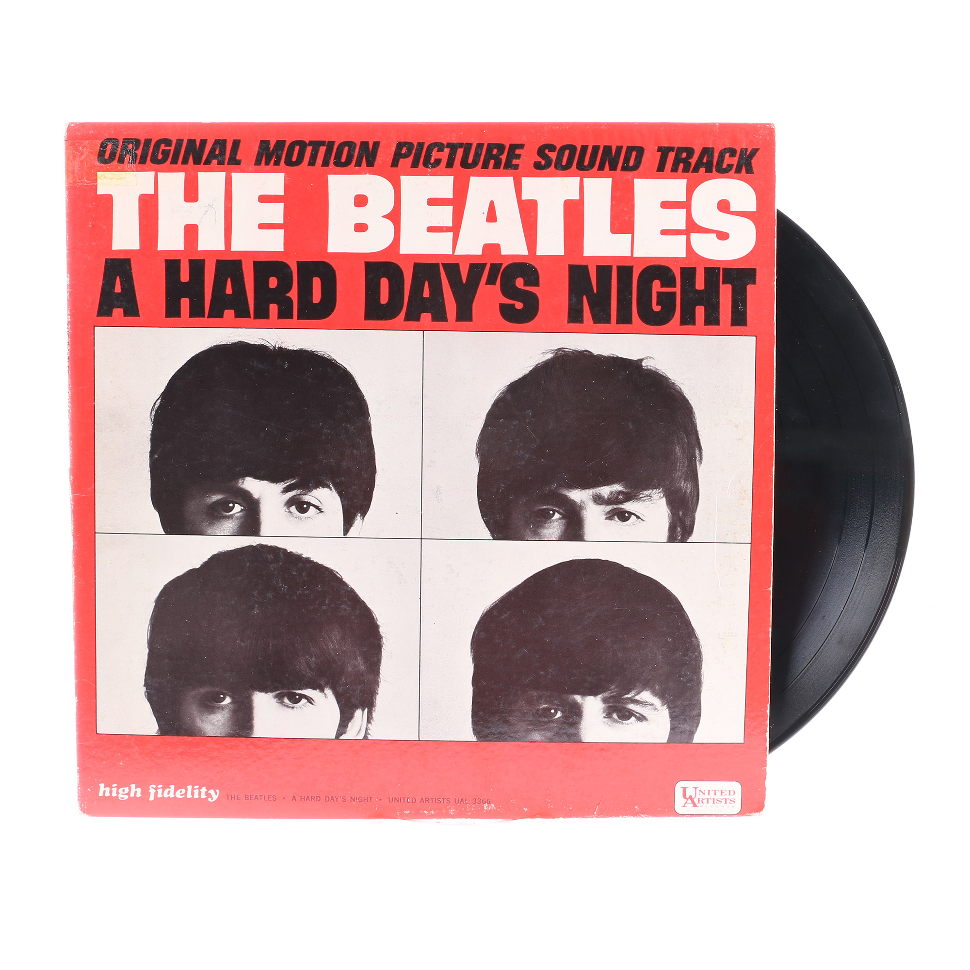 The Beatles "A Hard Day's Night" Waddell Pressing Mono White Label Promo LP