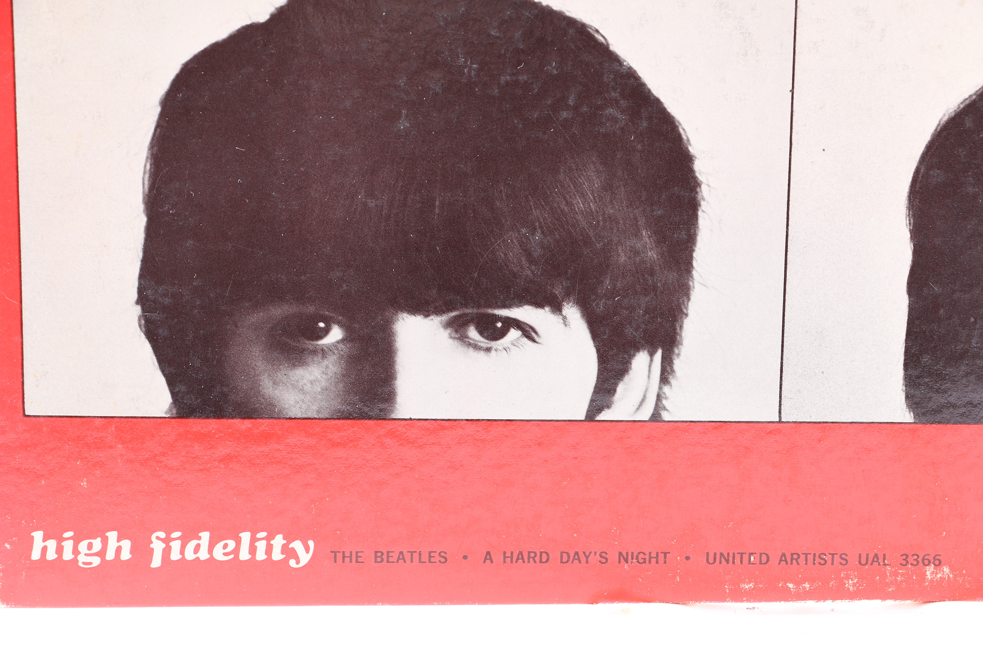 The Beatles "A Hard Day's Night" Waddell Pressing Mono White Label Promo LP