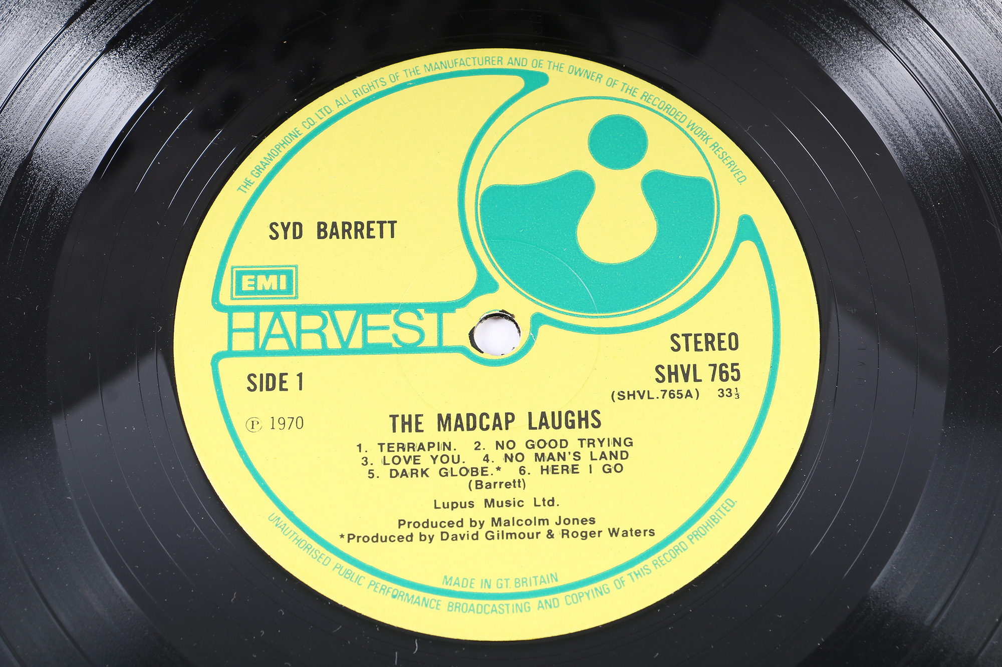 Syd Barrett "The Madcap Laughs" Early UK Pressing LP