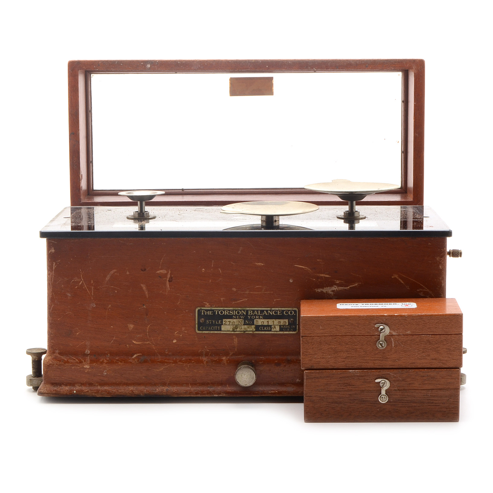 Vintage Torsion Balance Scale and Weights