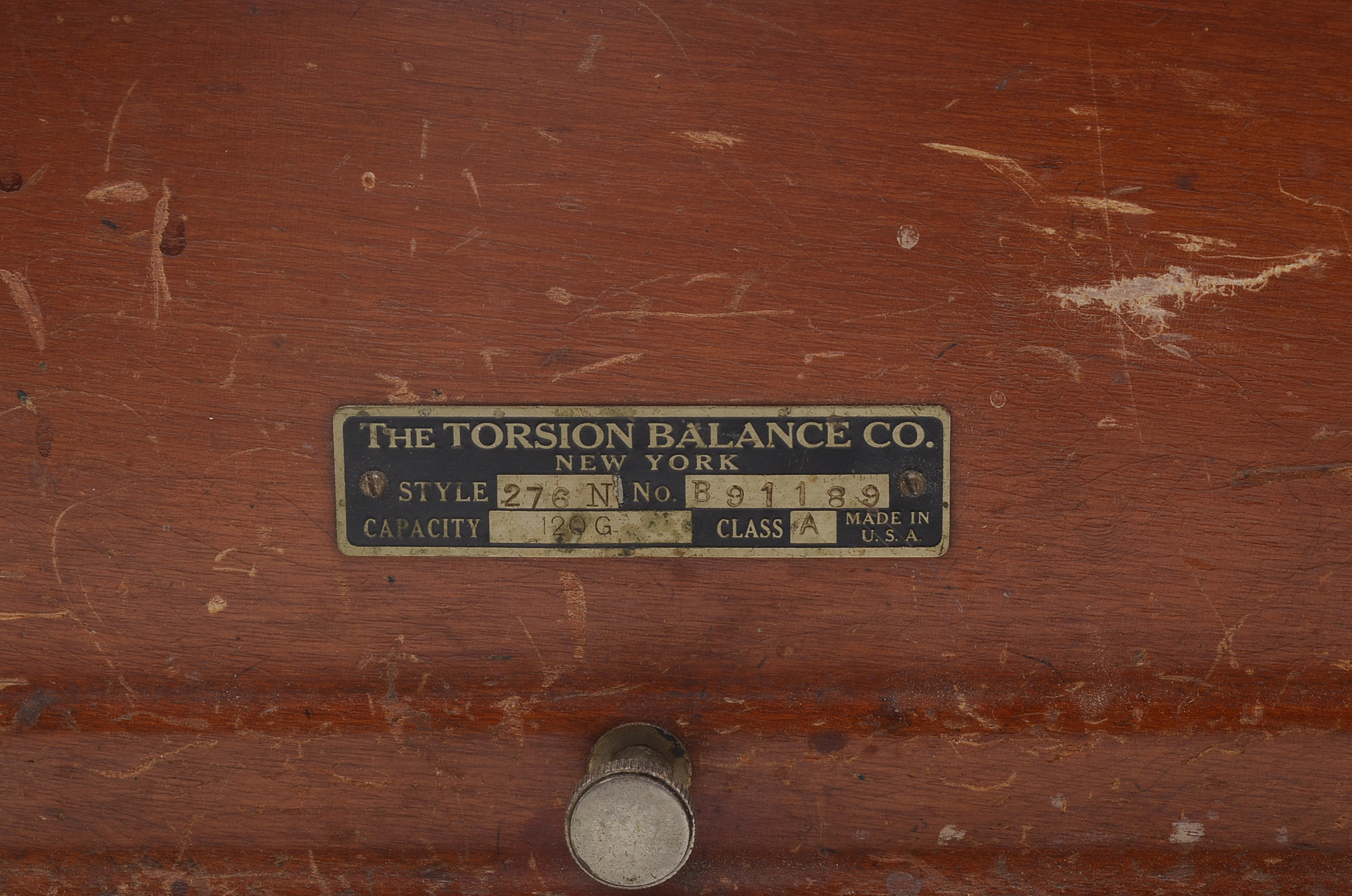 Vintage Torsion Balance Scale and Weights