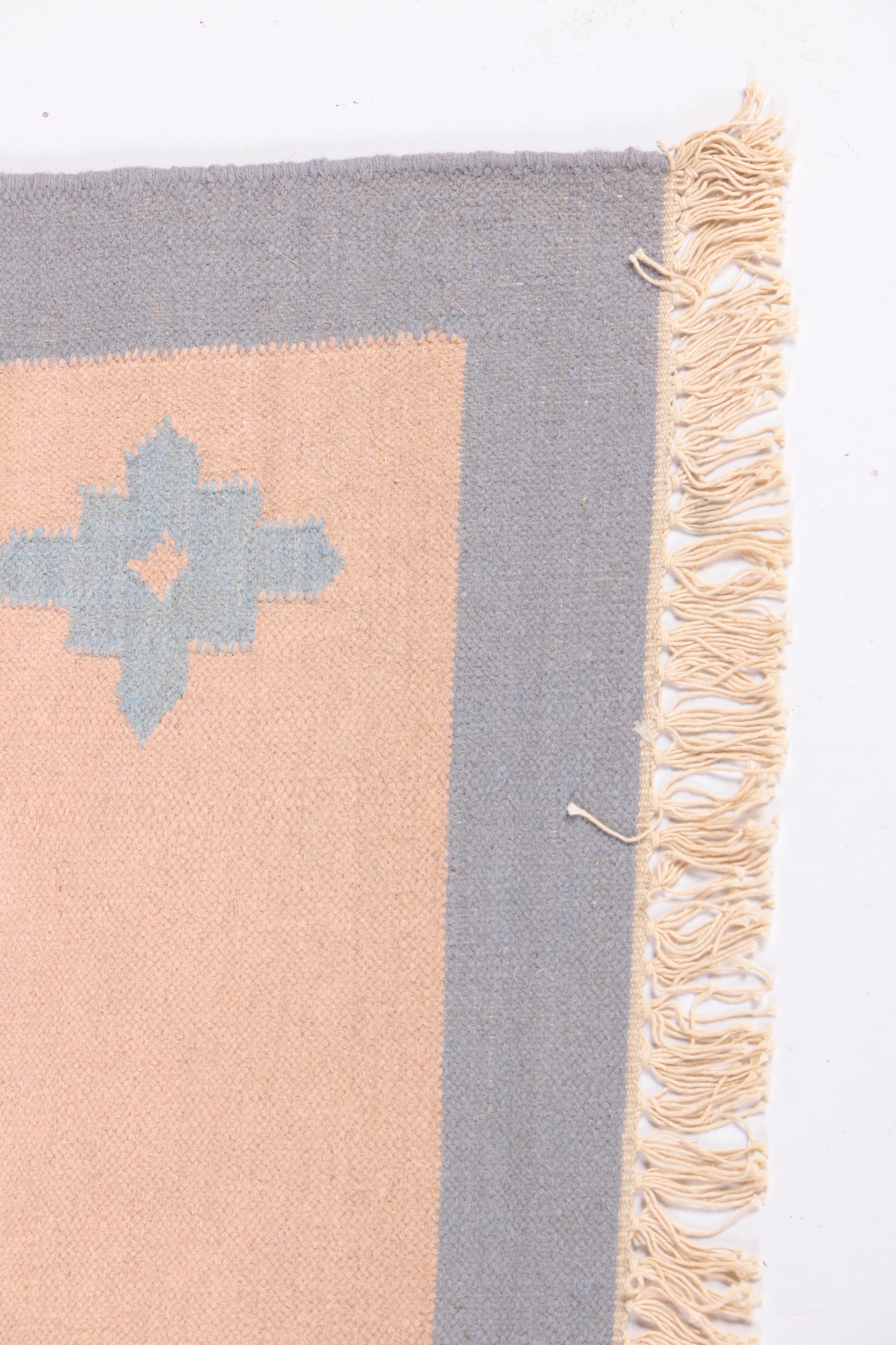 Handwoven Area Dhurrie in Wool