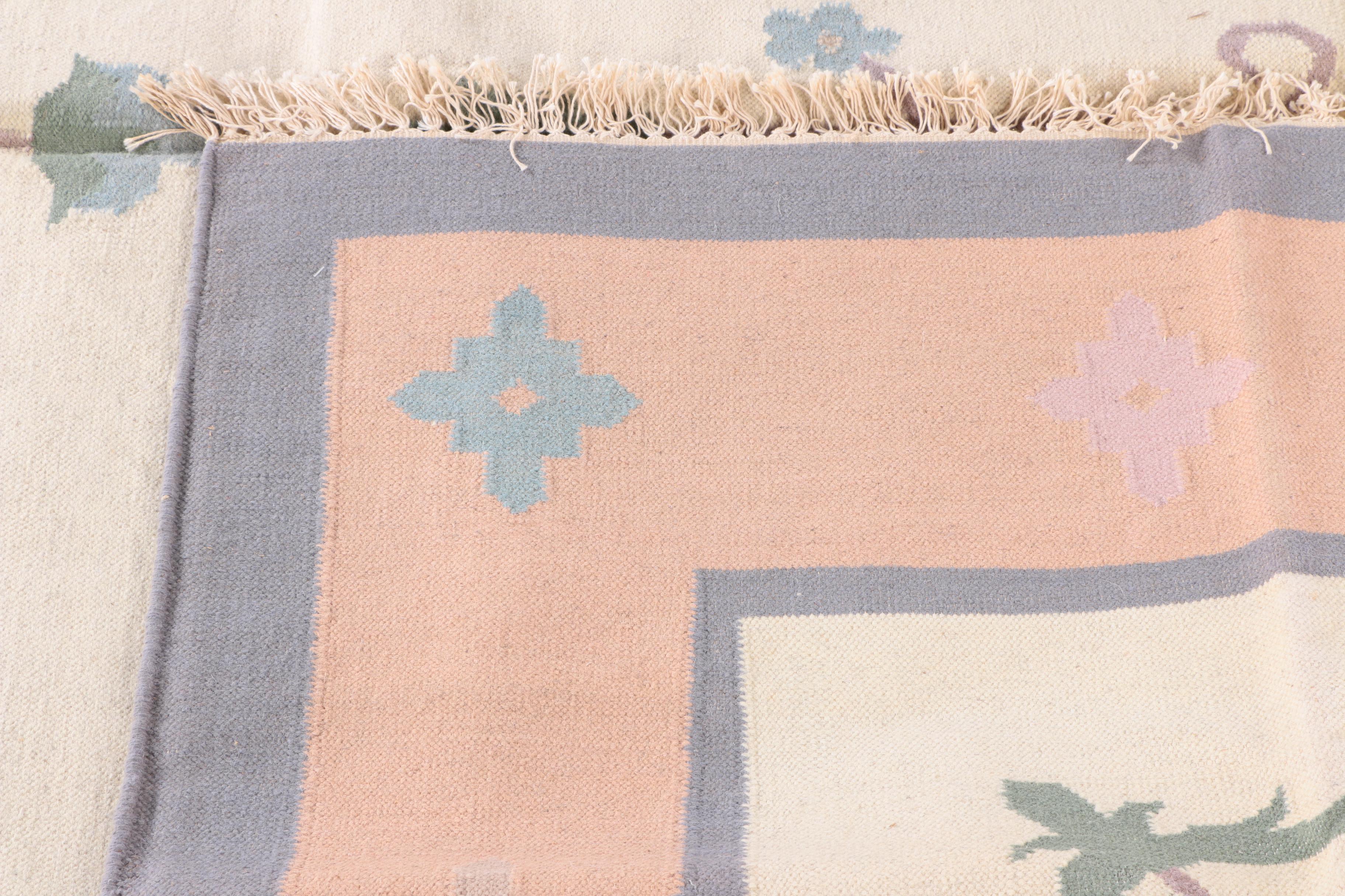 Handwoven Area Dhurrie in Wool