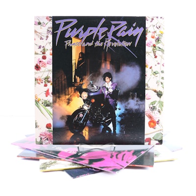 Prince "Purple Rain" LP with Poster and Related 12" Singles Prince "Purple Rain" LP with Poster and Related 12" Singles