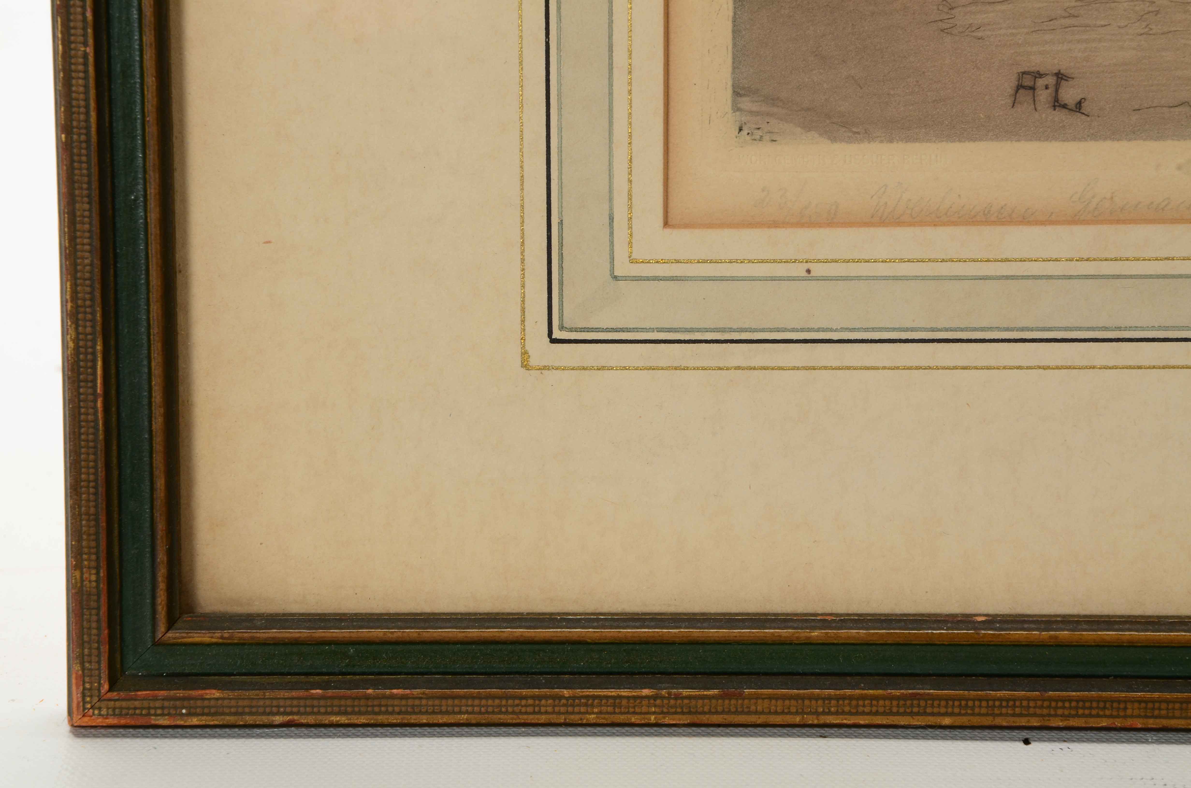 Alexander Liebmann Limited Edition Aquatint Etching of German Town