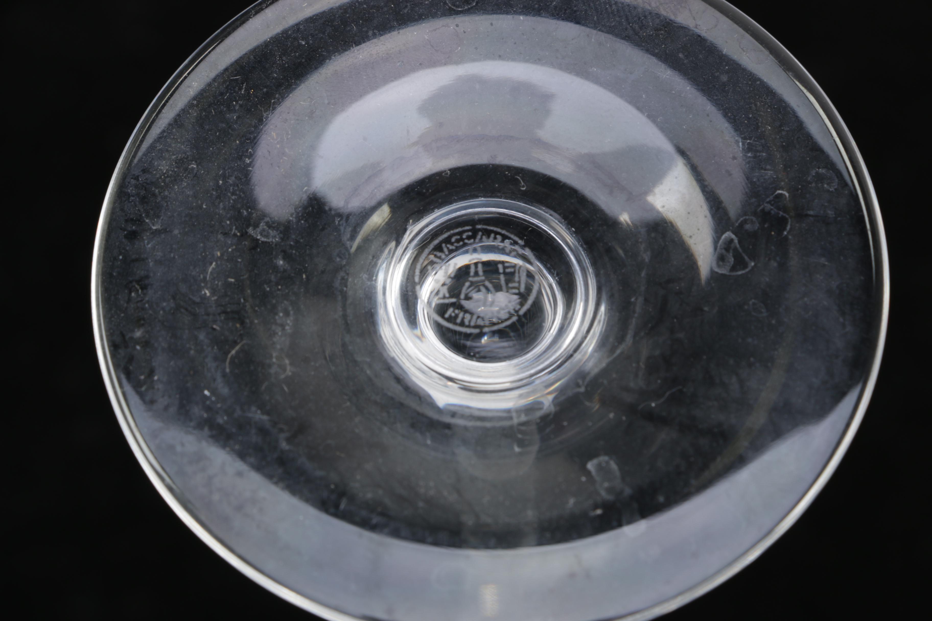 Baccarat Crystal "Dom Perignon" Goblets