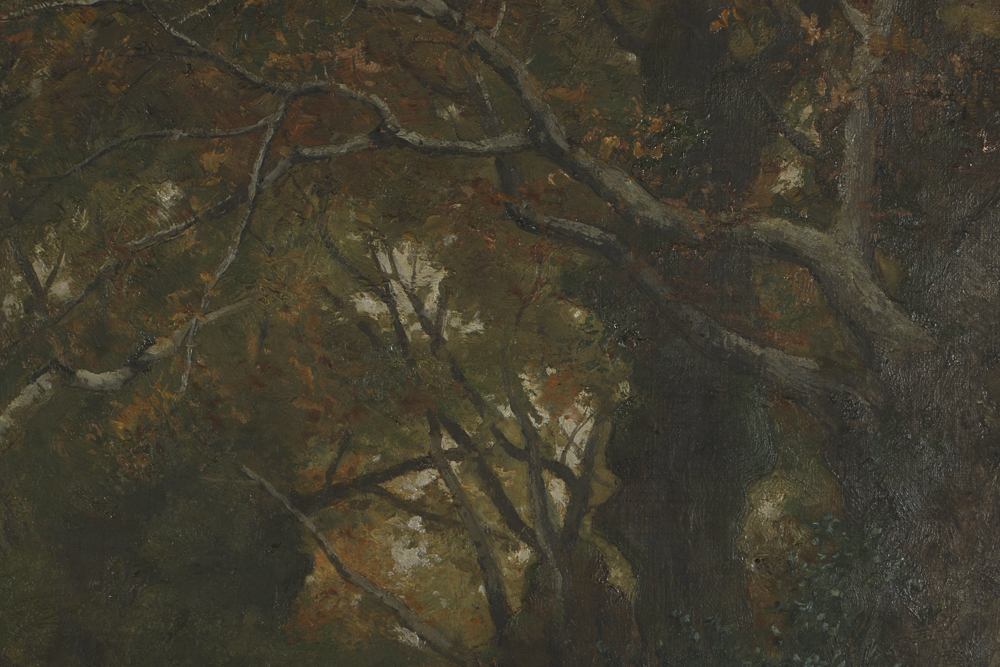 Hamilton Hamilton Oil Painting on Canvas Figural Landscape