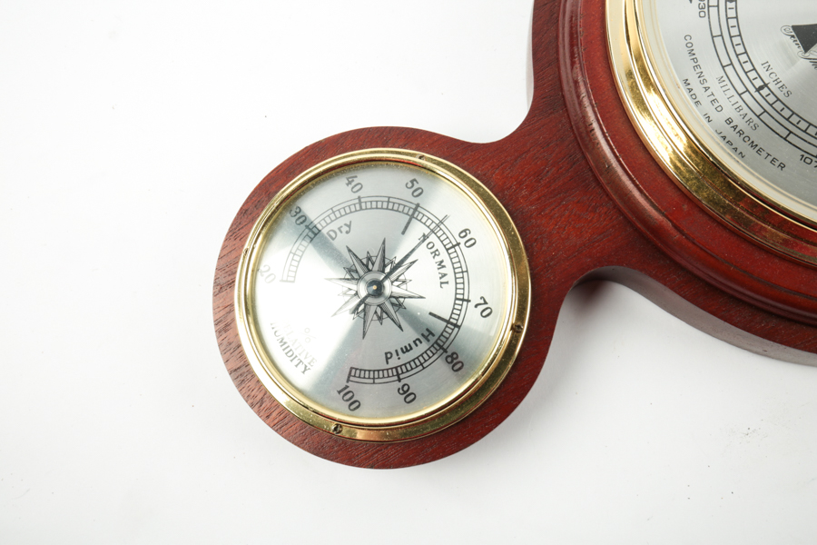 Vintage Seth Thomas Wood and Brass "Weathervane II"