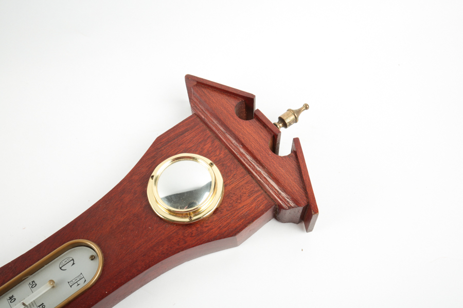 Vintage Seth Thomas Wood and Brass "Weathervane II"