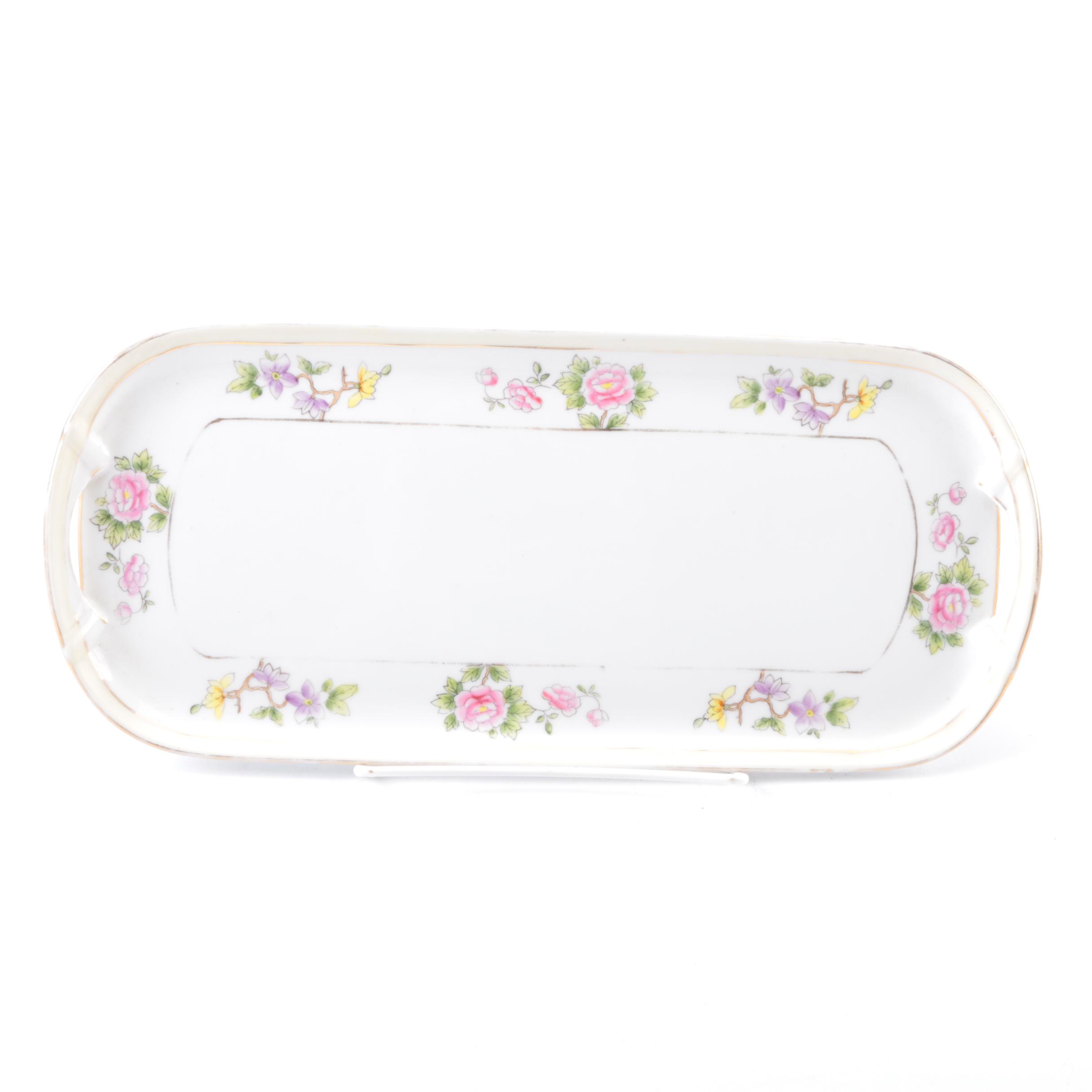 Vintage Nippon Japanese Hand-Painted Porcelain Platter