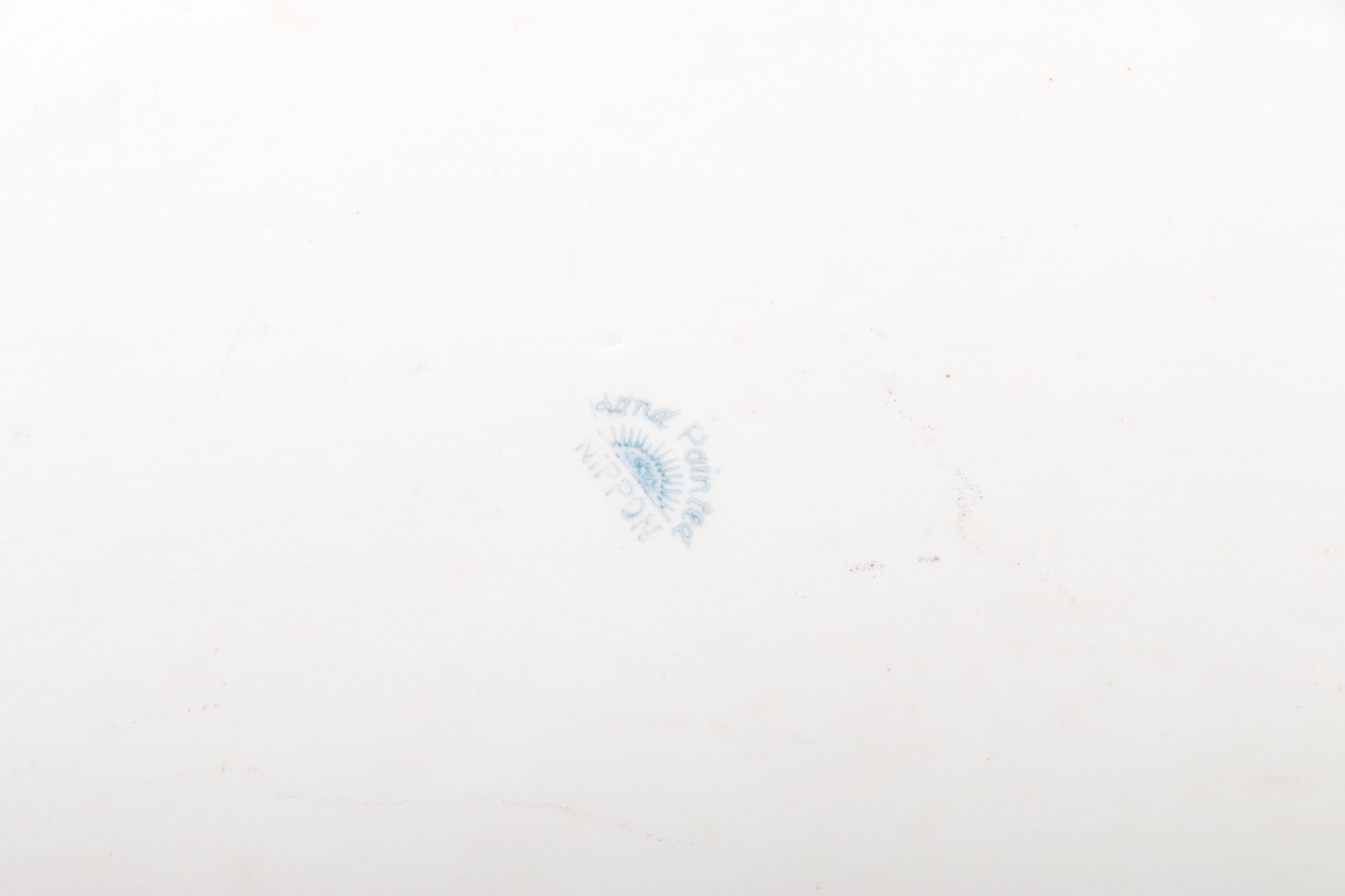 Vintage Nippon Japanese Hand-Painted Porcelain Platter