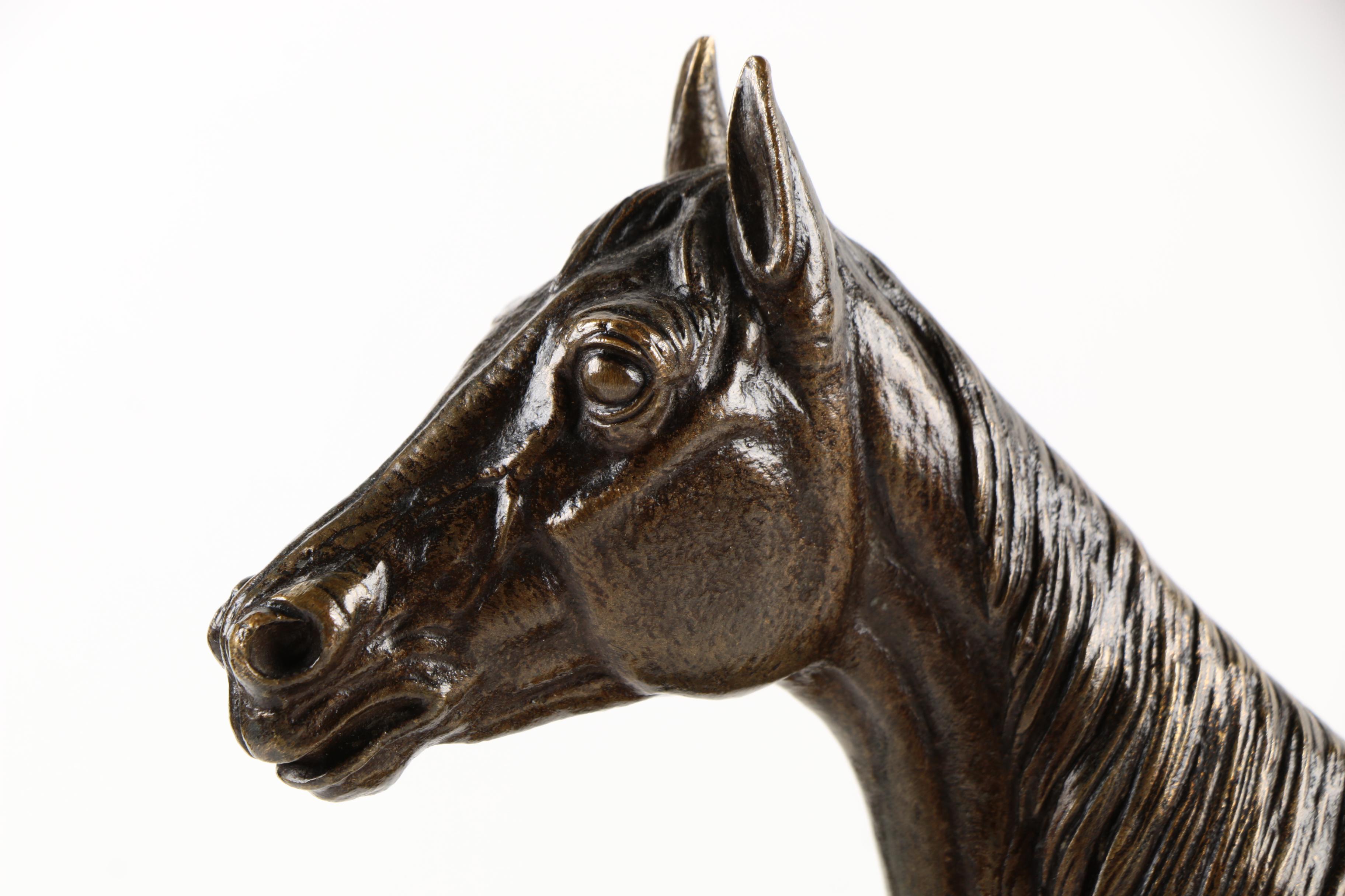 Brass Sculpture After Paul Edouard Delabrierre
