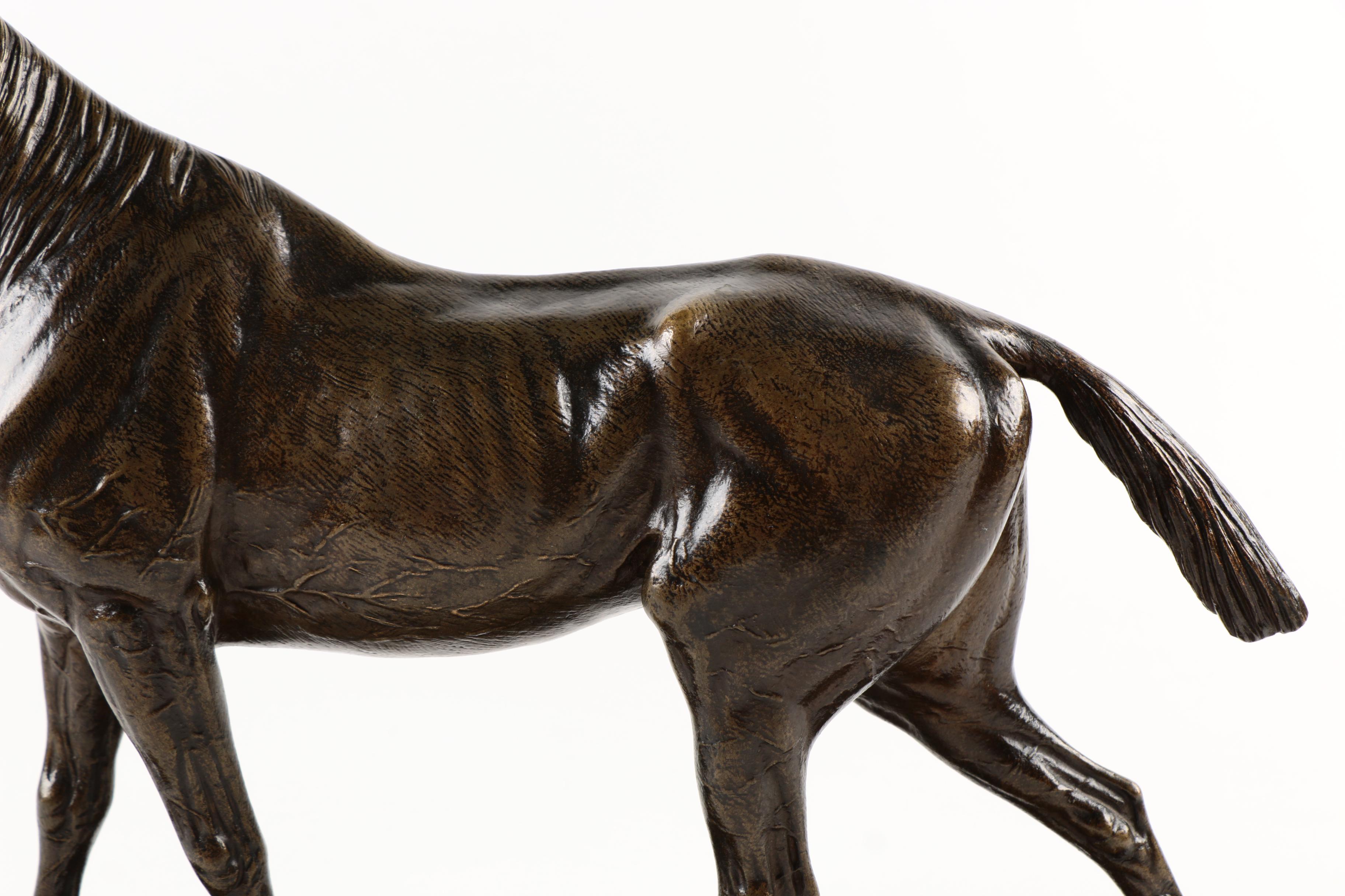 Brass Sculpture After Paul Edouard Delabrierre