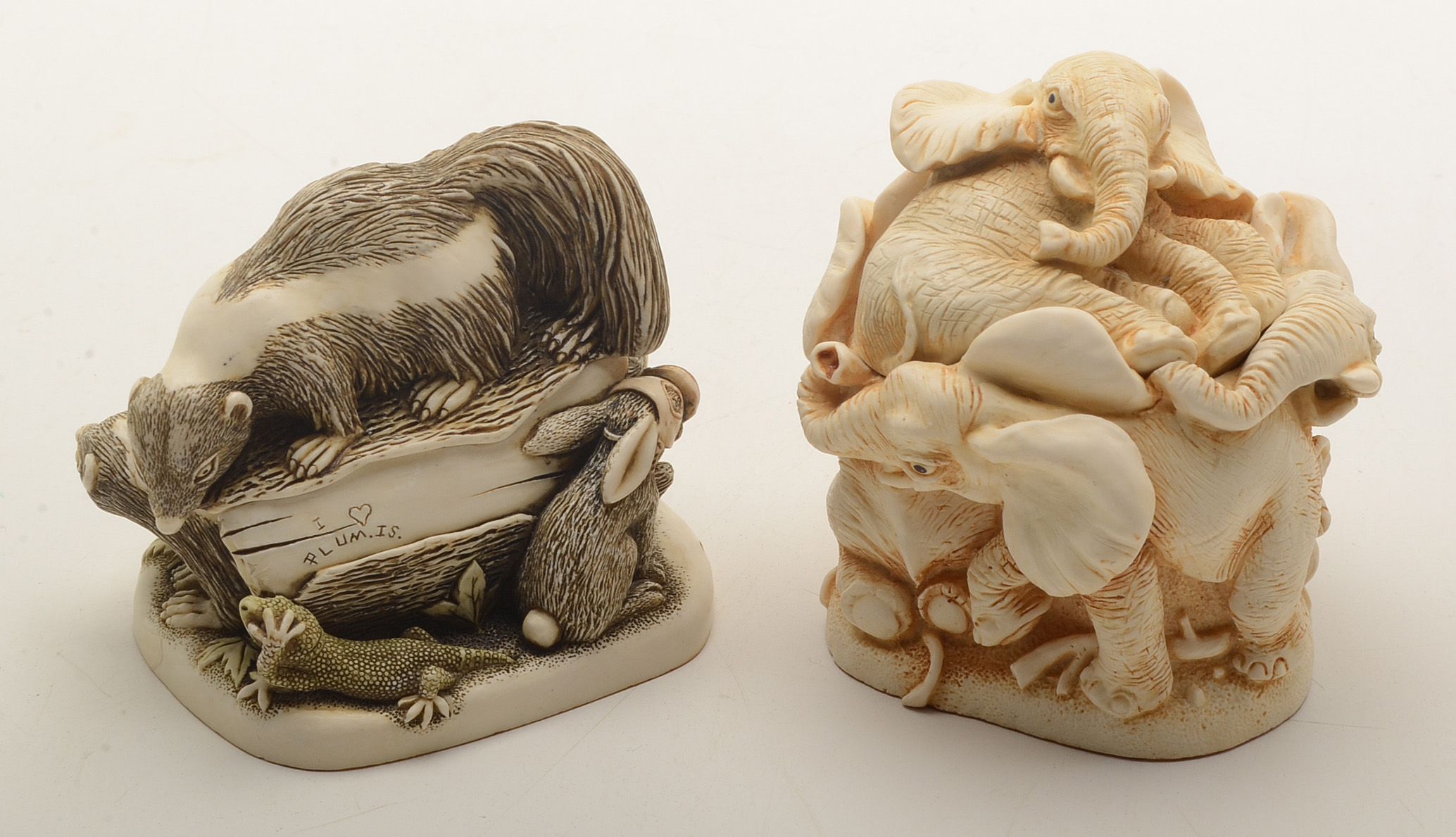 Collection of Harmony Kingdom Treasure Jest Figurine Boxes