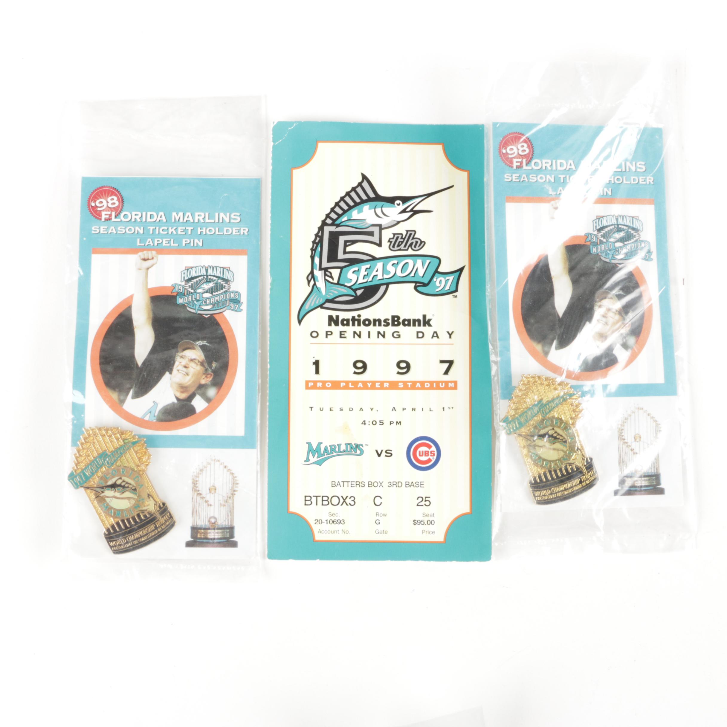 Collection of Sports Tickets and Memorabilia