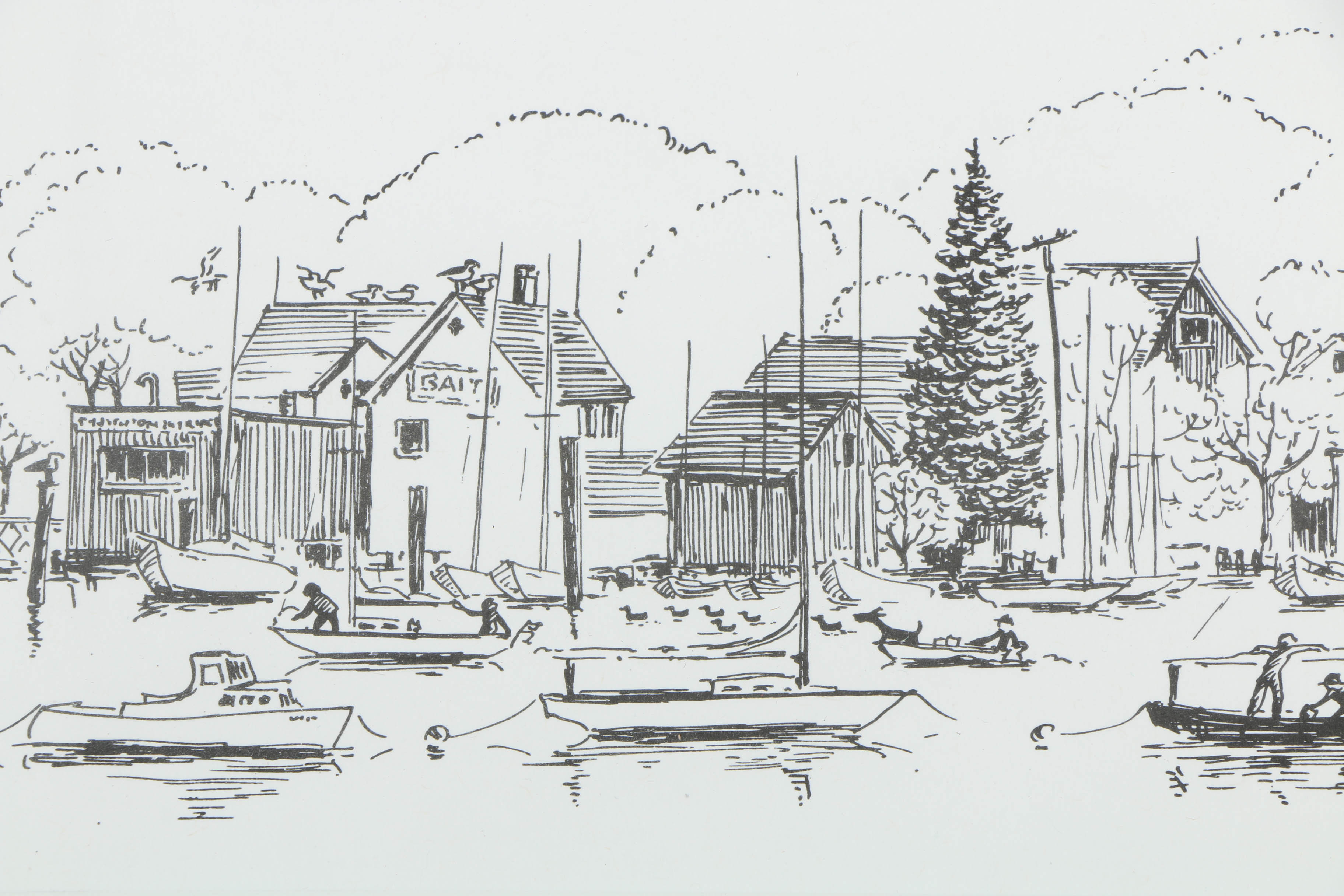 Nina Pallesen Craig Lithograph on Paper "5 Mile River"