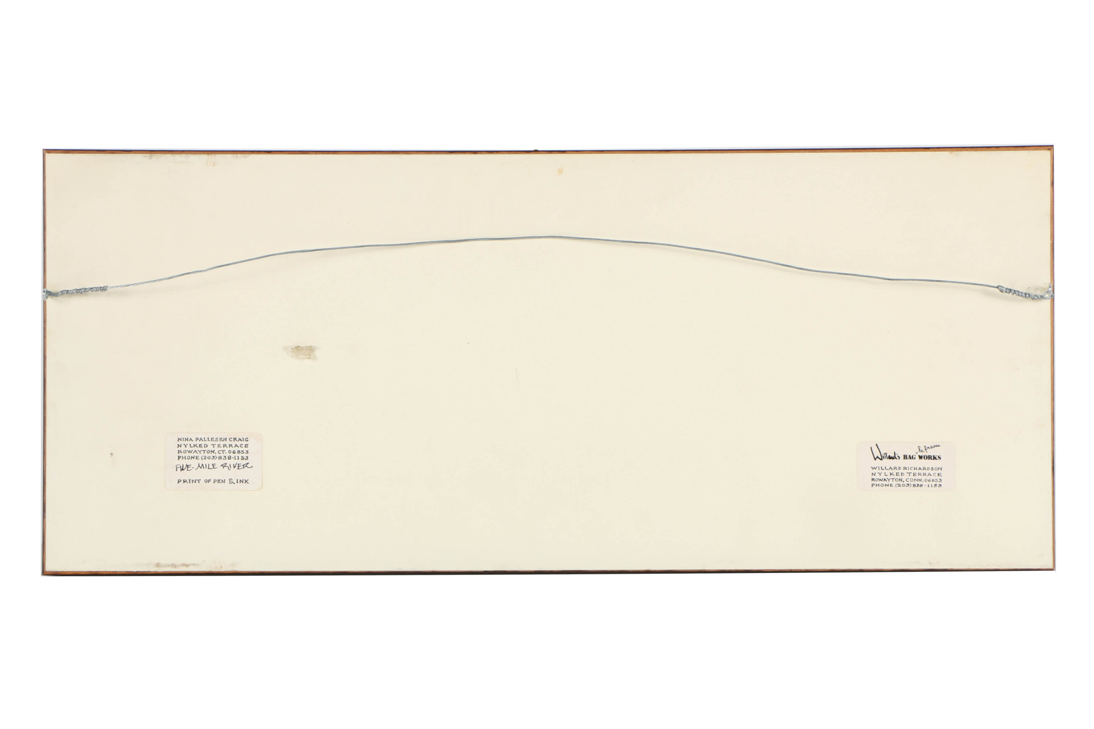 Nina Pallesen Craig Lithograph on Paper "5 Mile River"