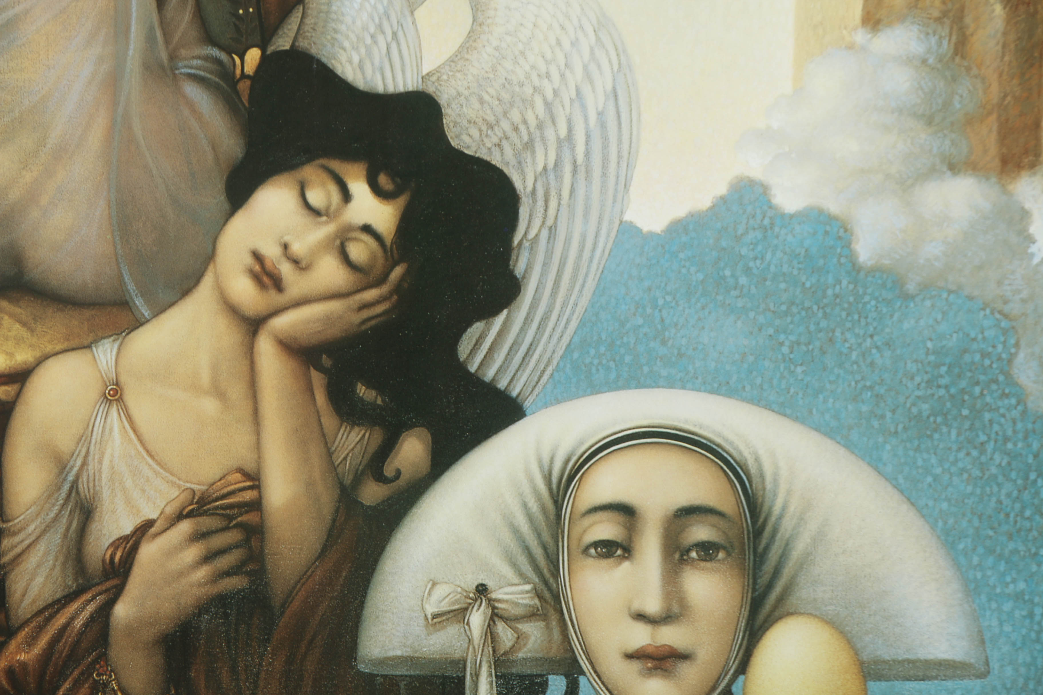 Offset Lithograph Exhibition Poster on Paper Featuring Imagery of Michael Parkes