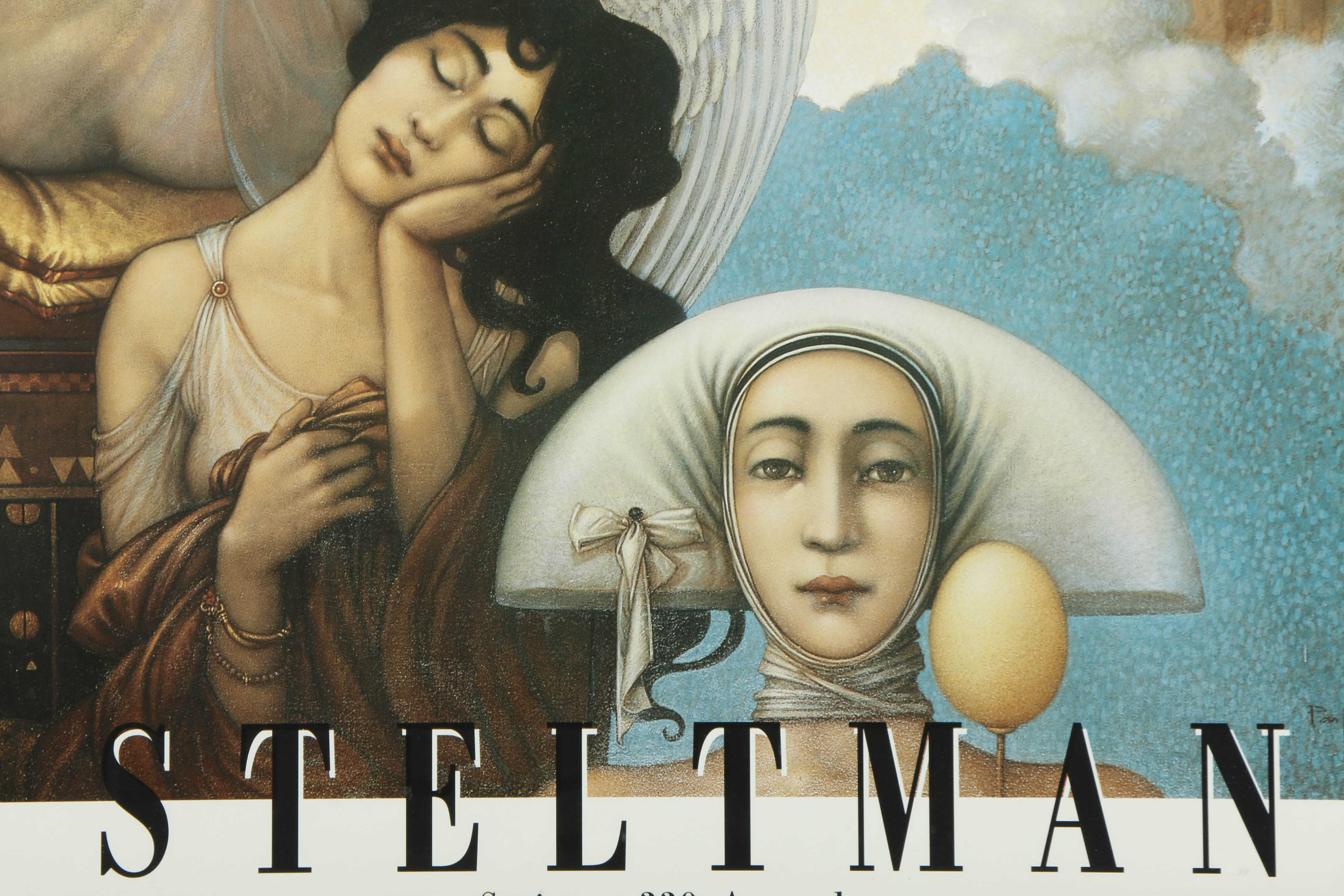 Offset Lithograph Exhibition Poster on Paper Featuring Imagery of Michael Parkes