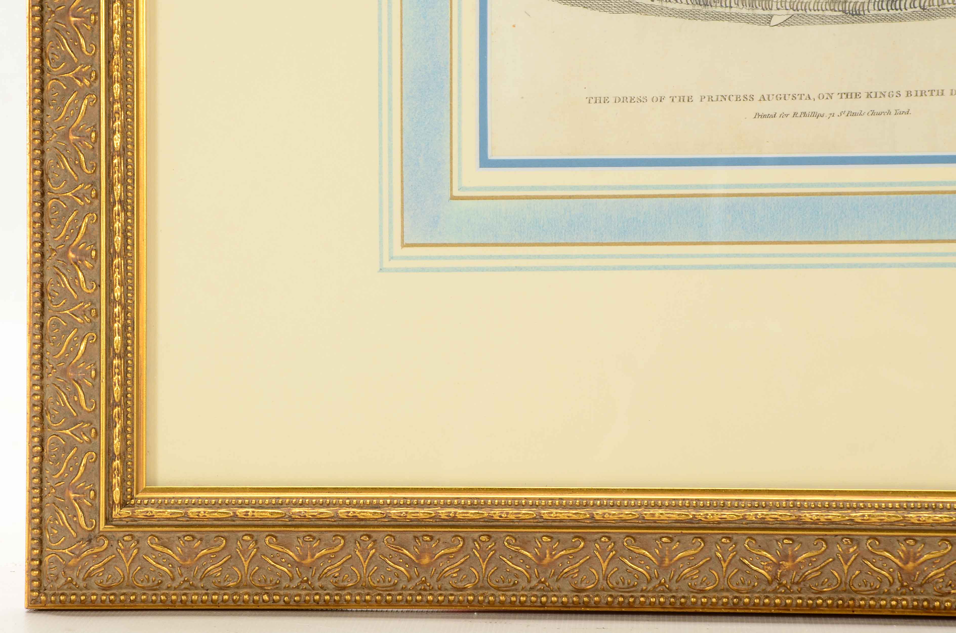 Fashion Print Mezzotint after Fashions from London and Paris, June 1799