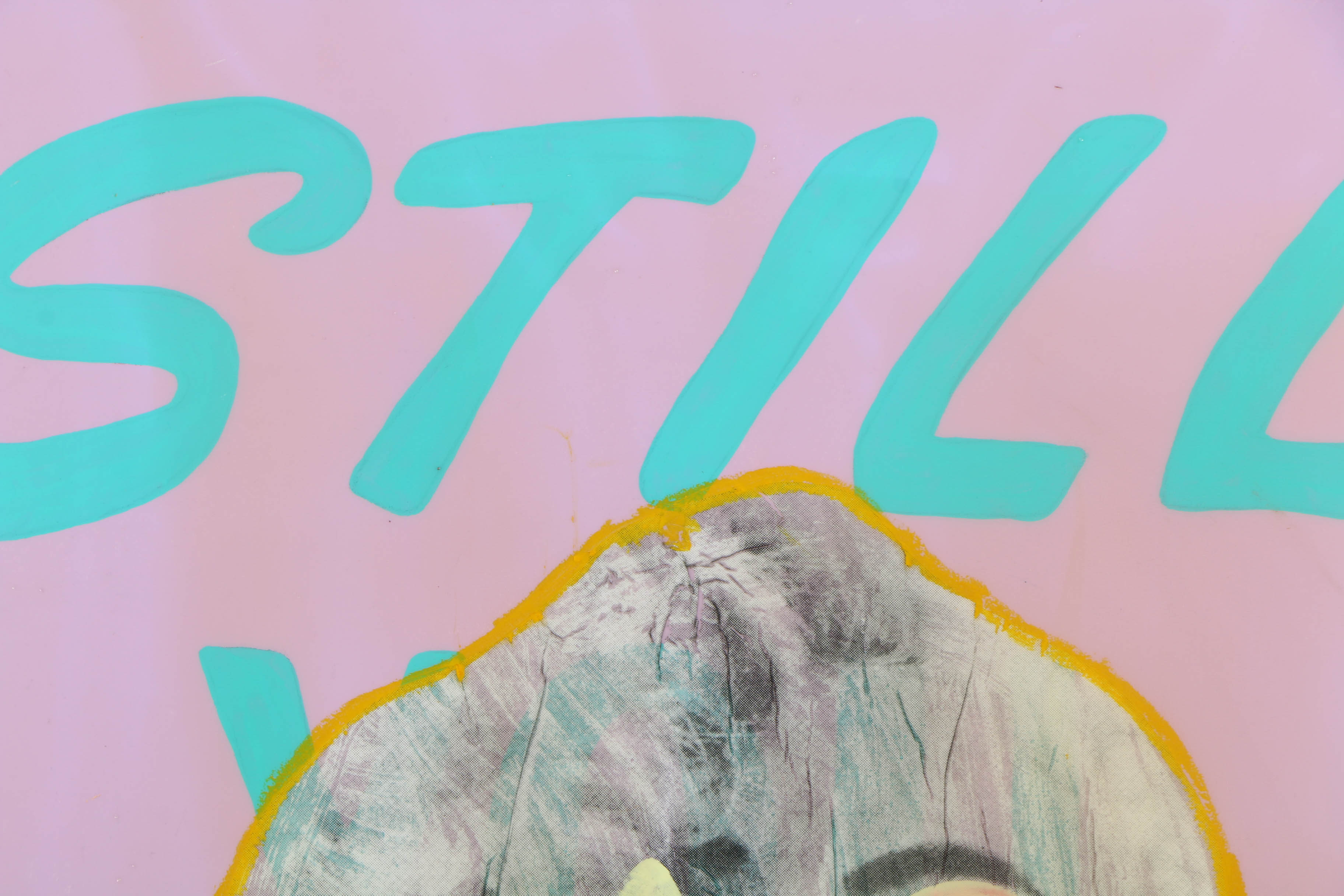 Justin Fontaine Maury Mixed Media on Wood Panel "Still You, Will Love"