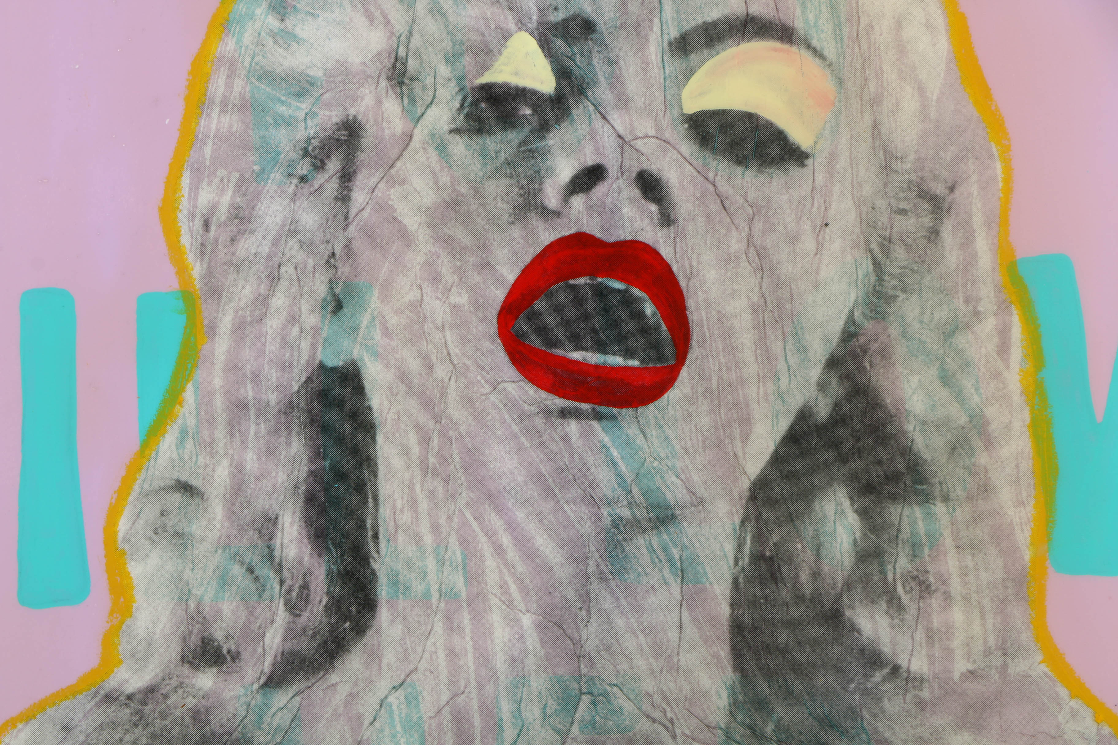 Justin Fontaine Maury Mixed Media on Wood Panel "Still You, Will Love"