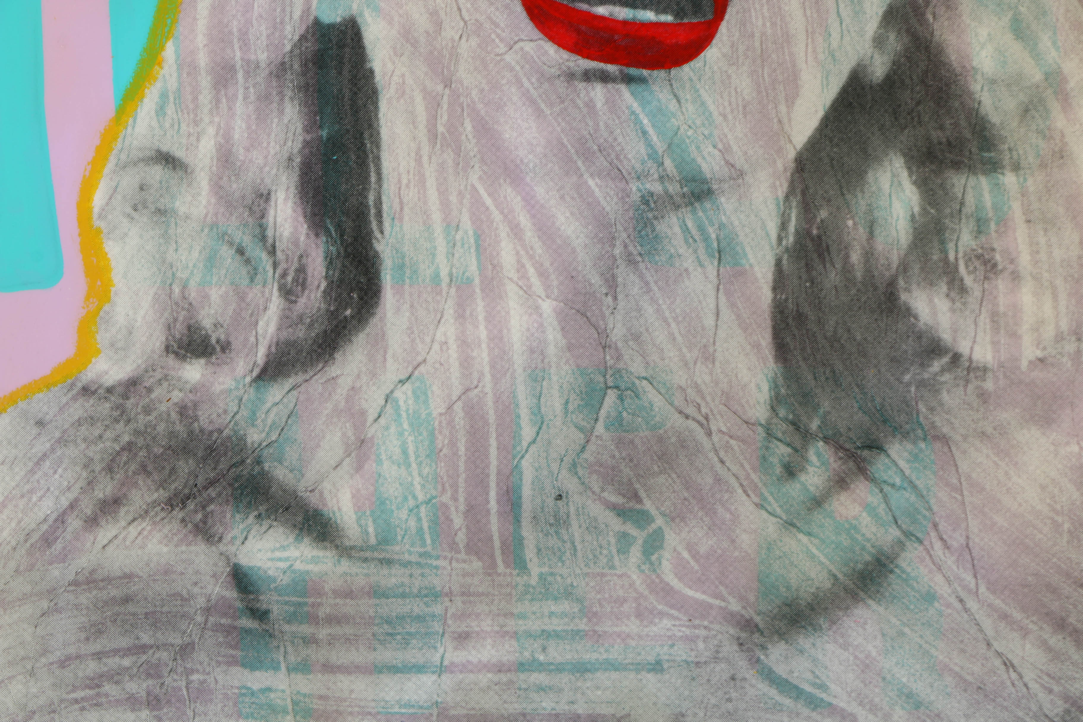 Justin Fontaine Maury Mixed Media on Wood Panel "Still You, Will Love"