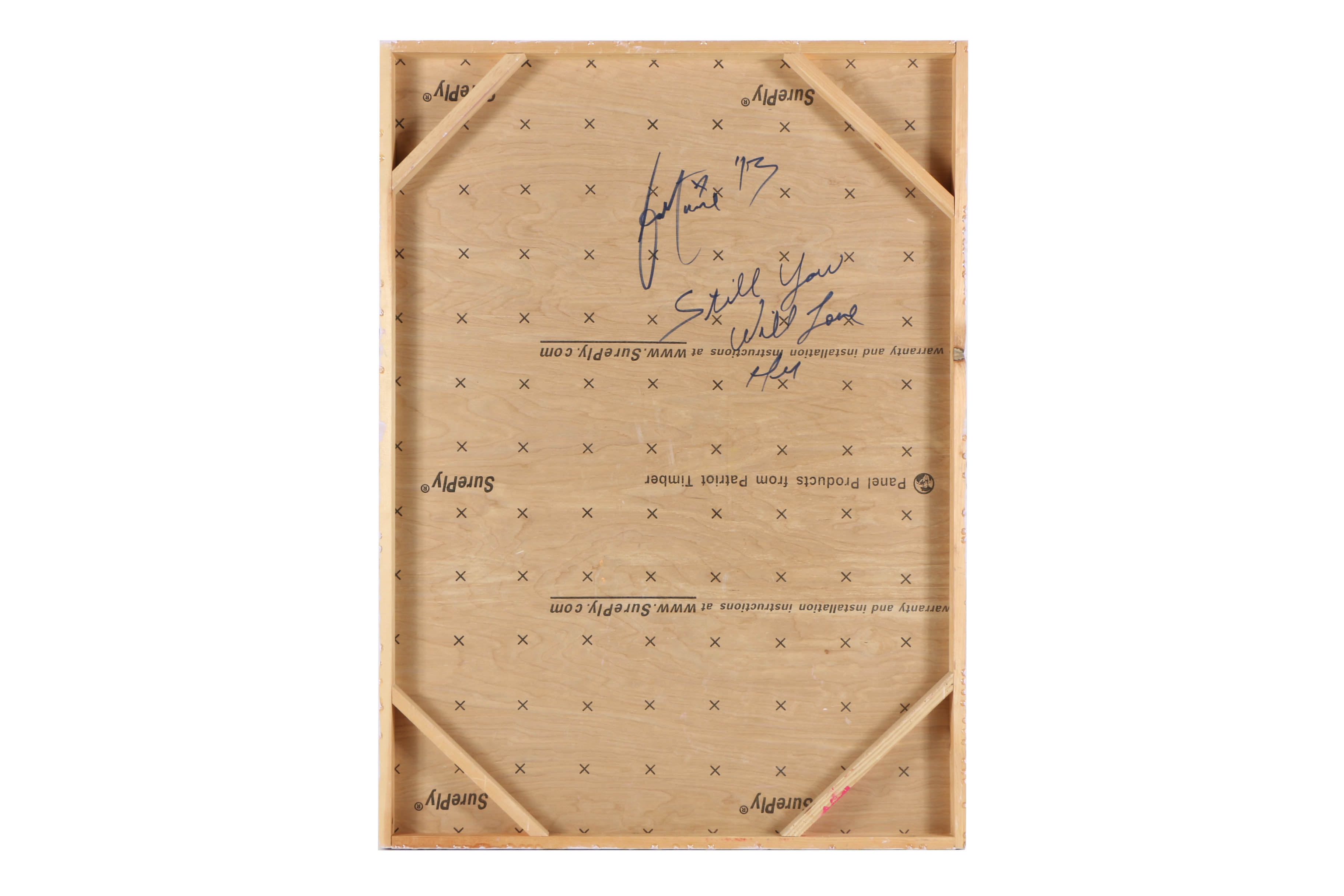 Justin Fontaine Maury Mixed Media on Wood Panel "Still You, Will Love"