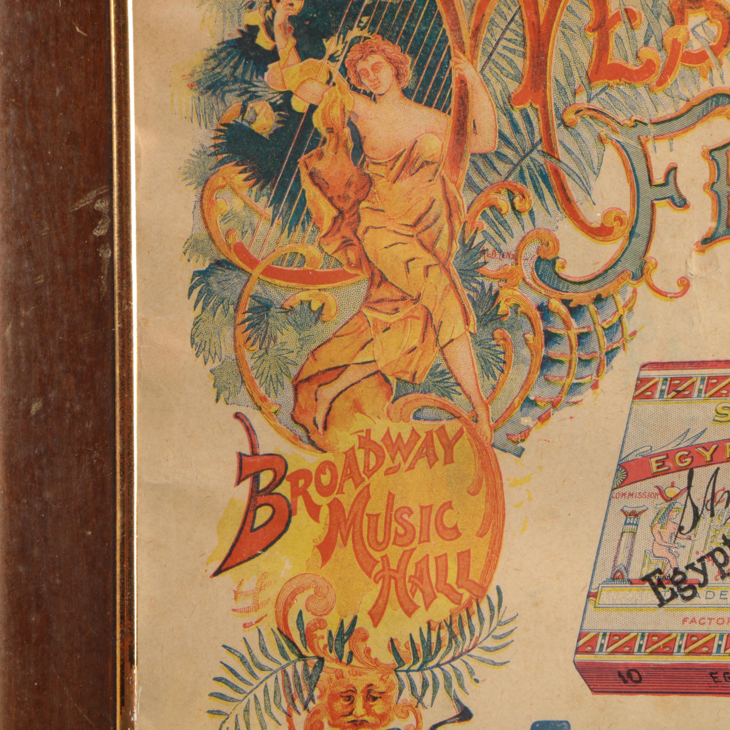 Chromolithograph Advertisements for Cigarettes and Enameline