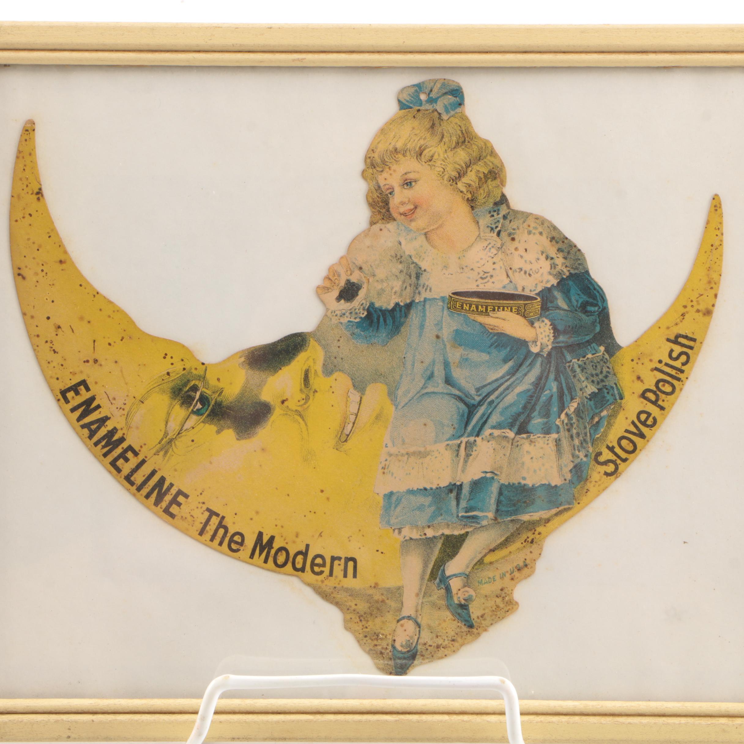 Chromolithograph Advertisements for Cigarettes and Enameline