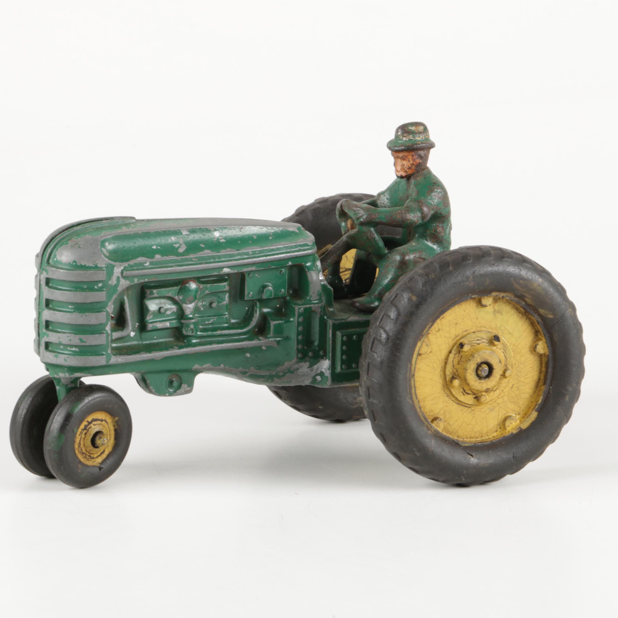 Vintage Hubley Metal Toy Tractor
