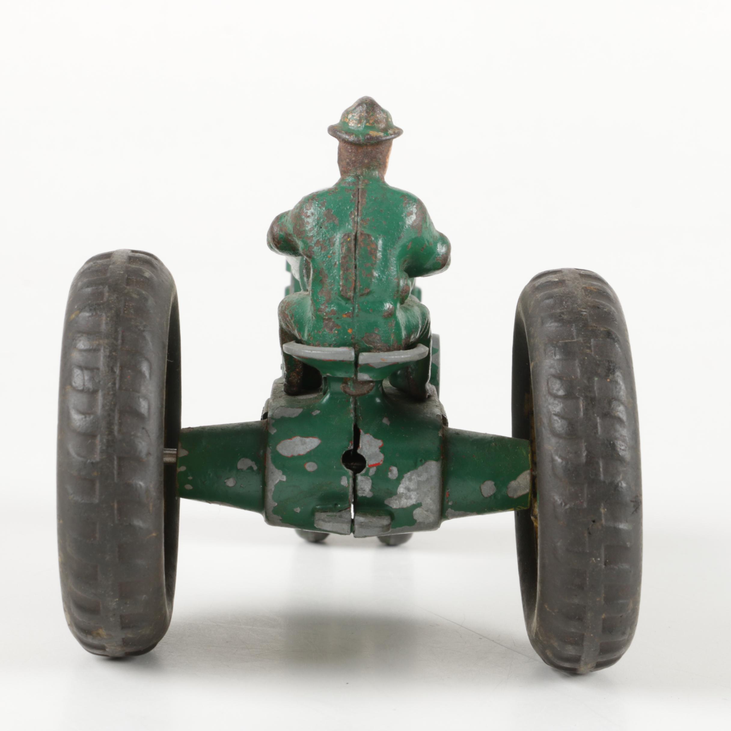Vintage Hubley Metal Toy Tractor