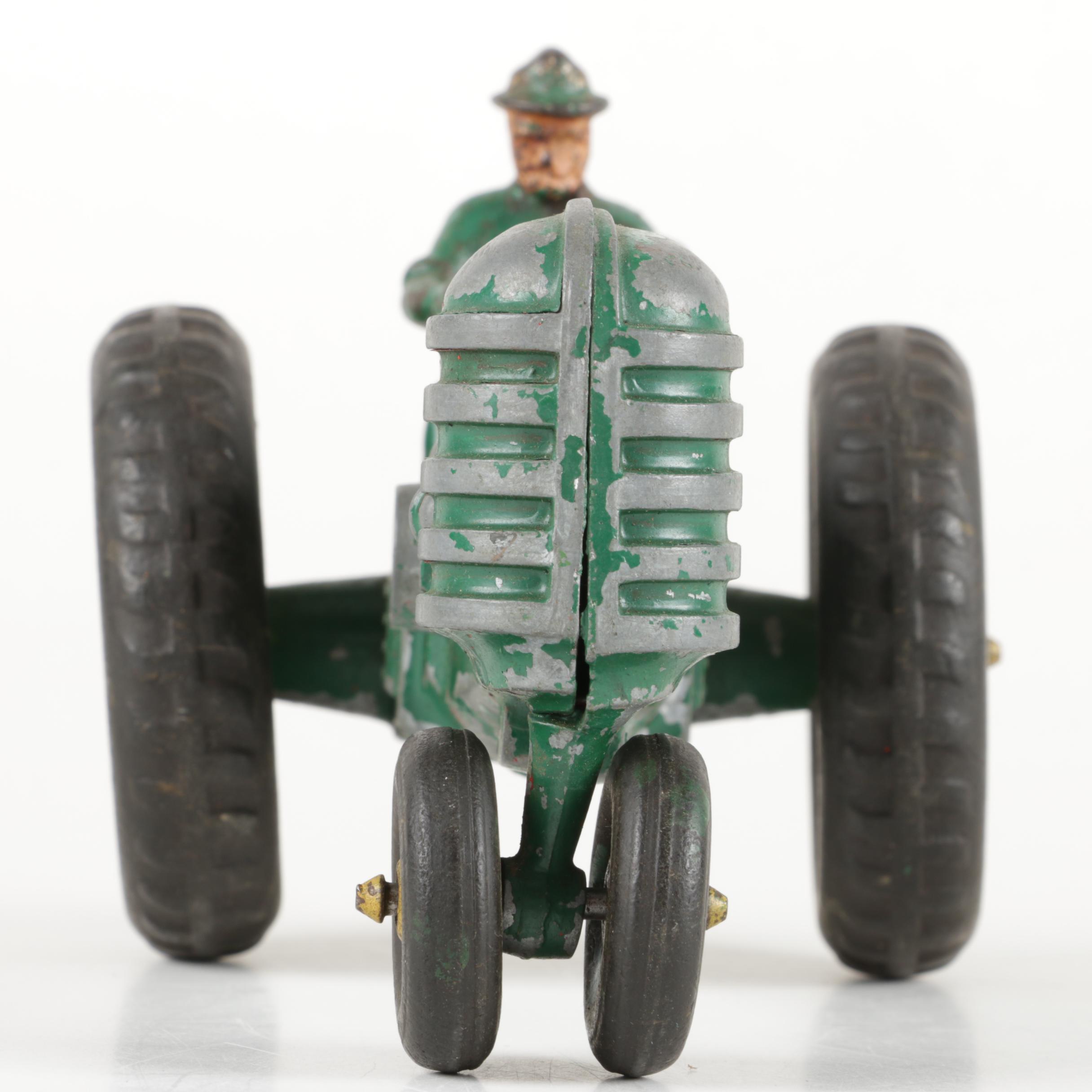 Vintage Hubley Metal Toy Tractor