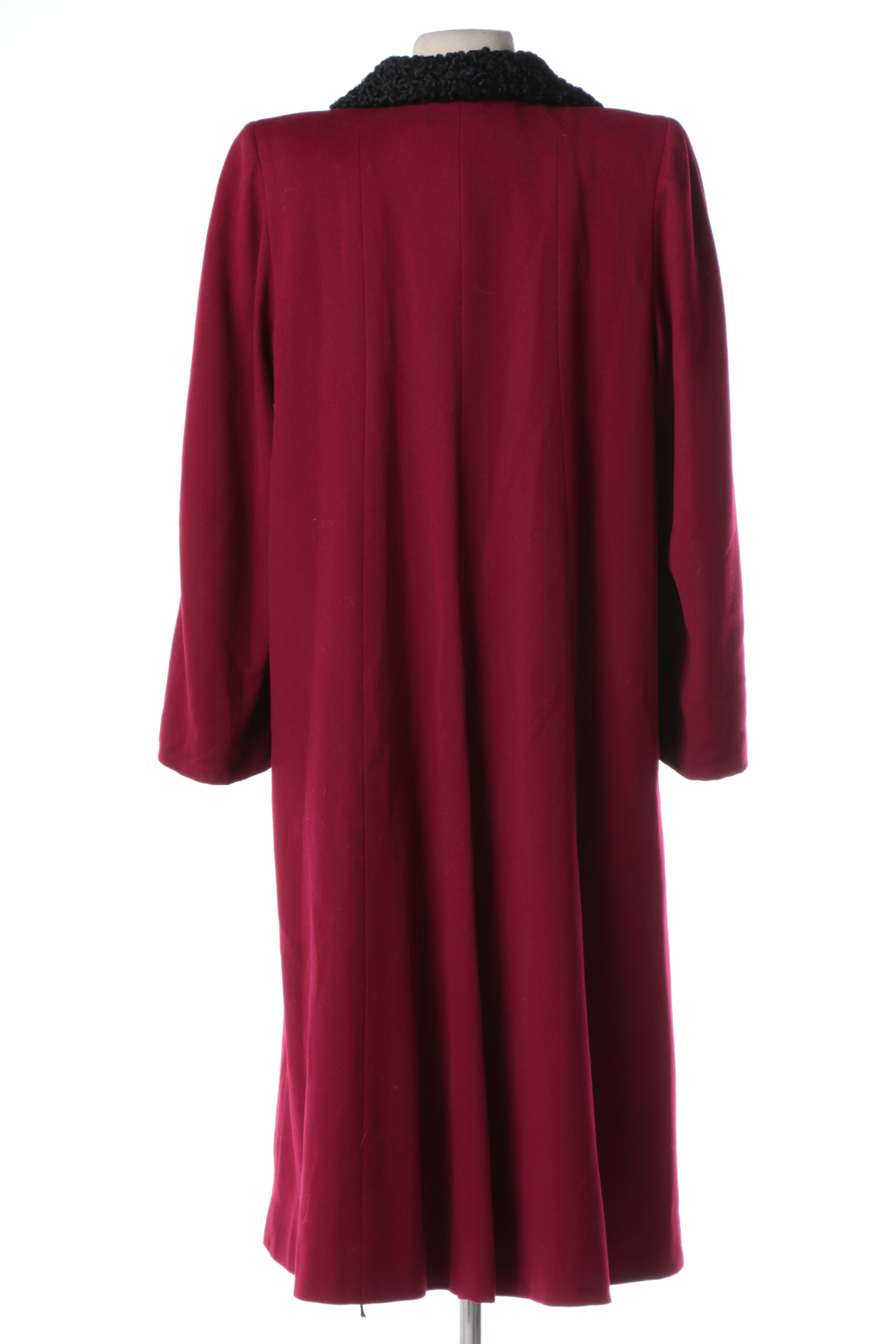 Women's Vintage Coats with Fur Collars