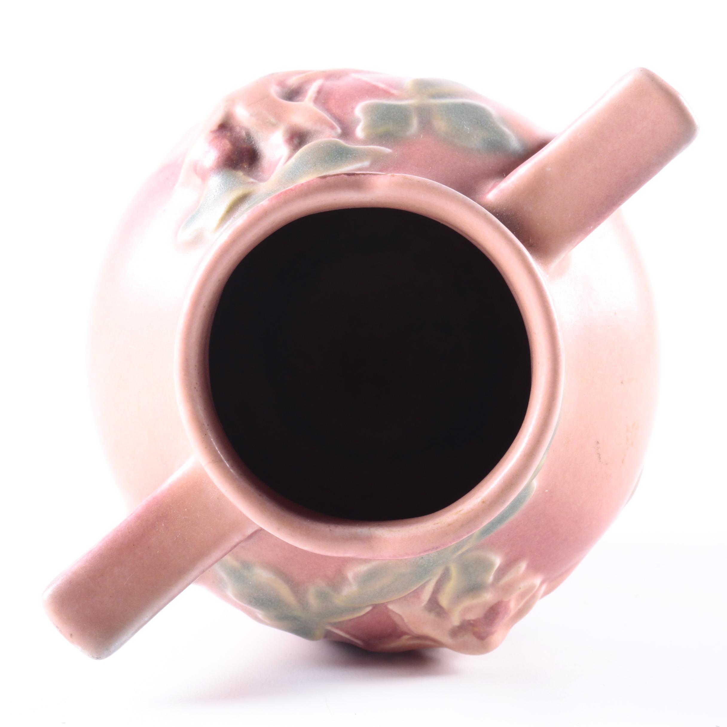 Vintage Roseville Pottery "Pink Columbine" Vase
