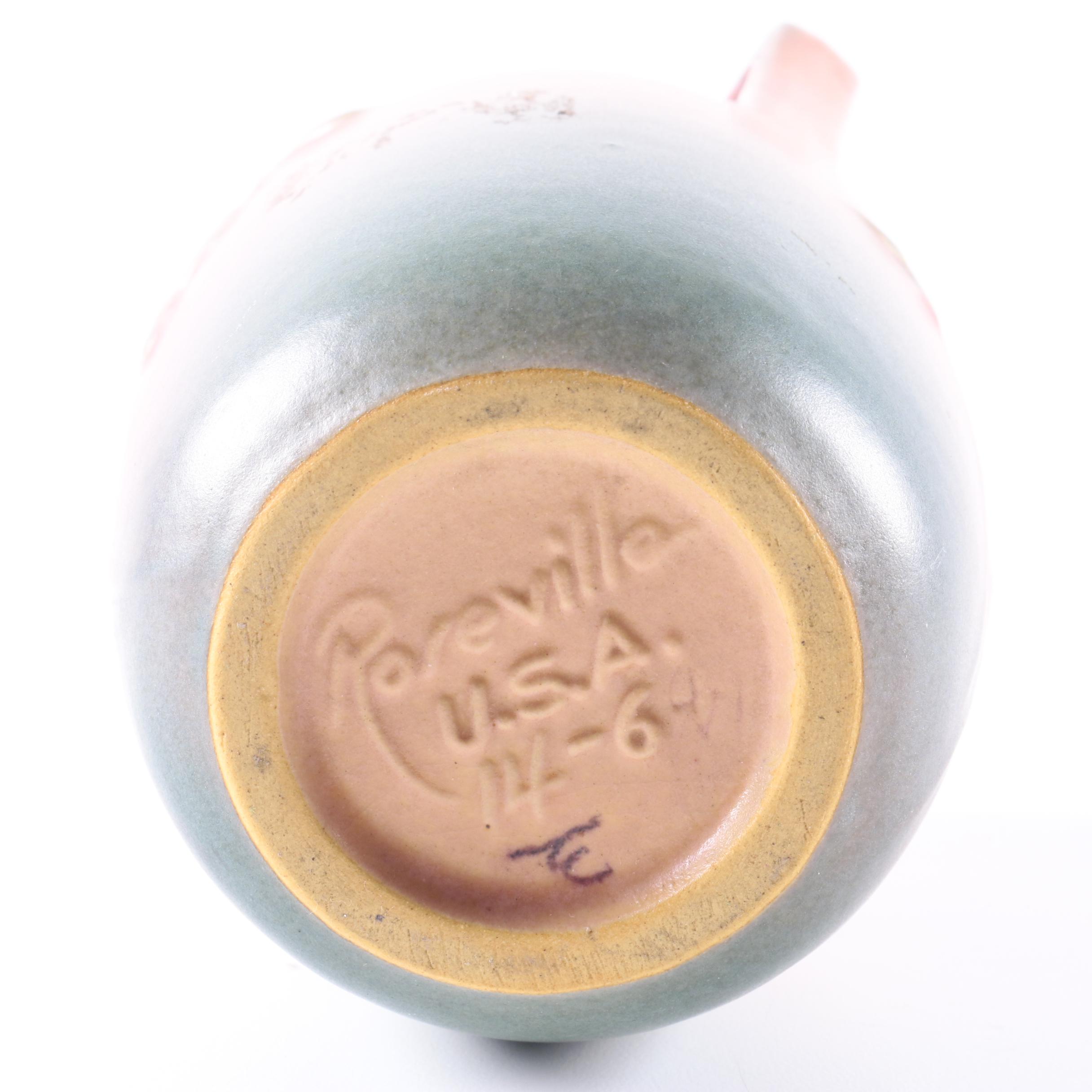 Vintage Roseville Pottery "Pink Columbine" Vase