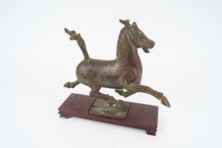 Chinese Bronze Replica Gansu Flying Horse