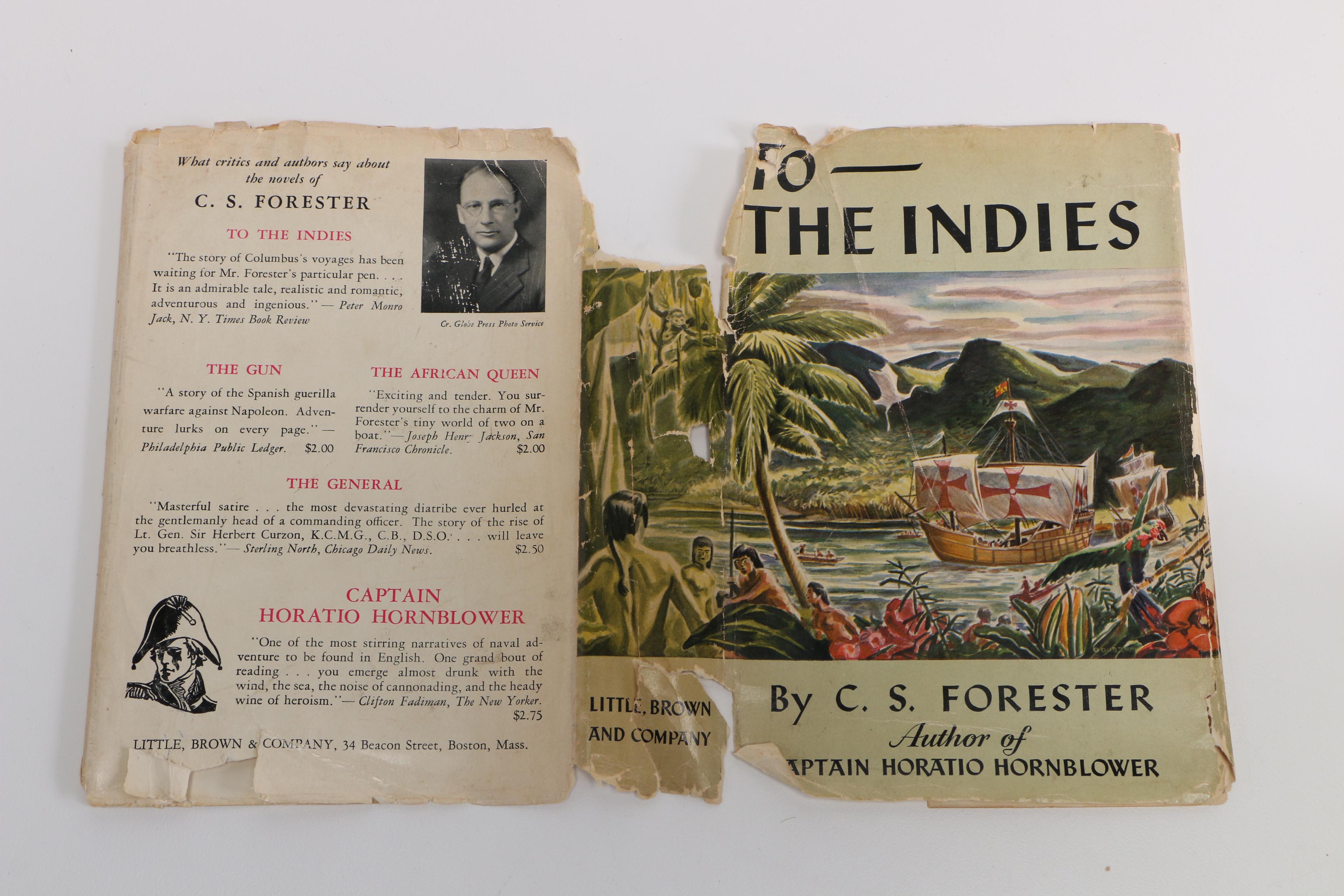 Signed Third Printing of "To The Indies" by C.S. Forester