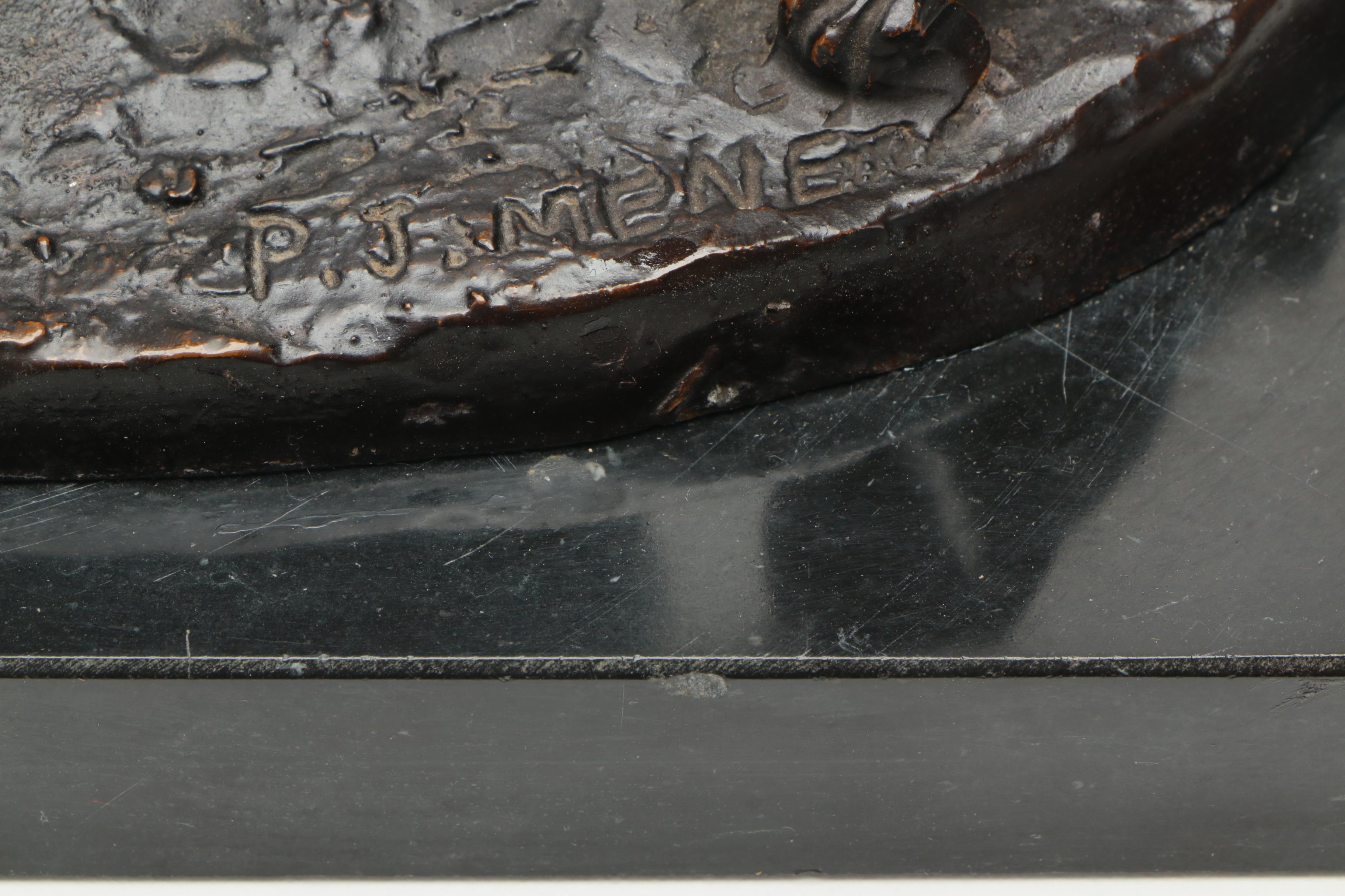 After Pierre-Jules Mêne Reproduction Sculpture "After The Hunt in Scotland"