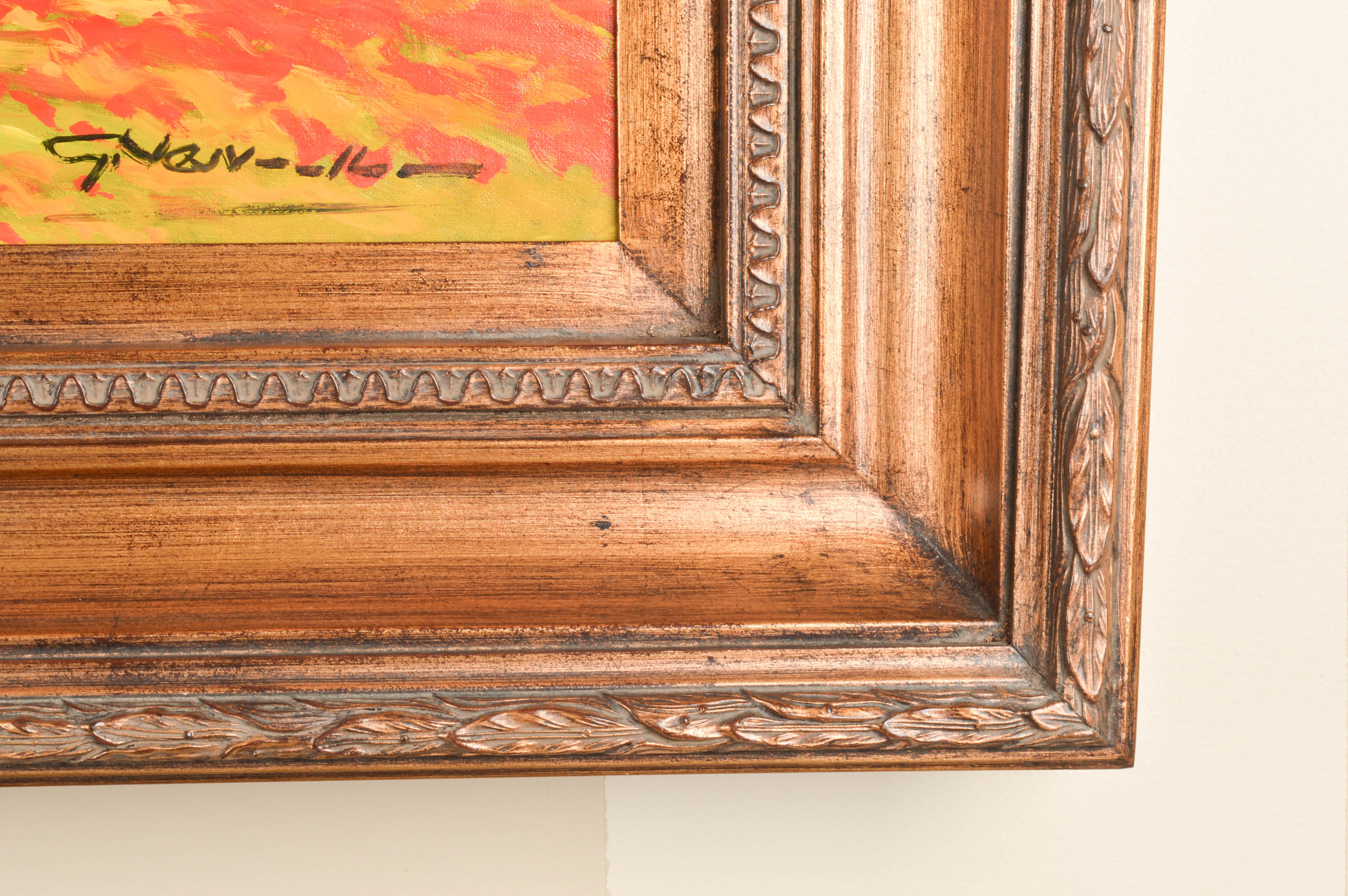 Gerhard Nesvadba Original Oil Landscape on Canvas