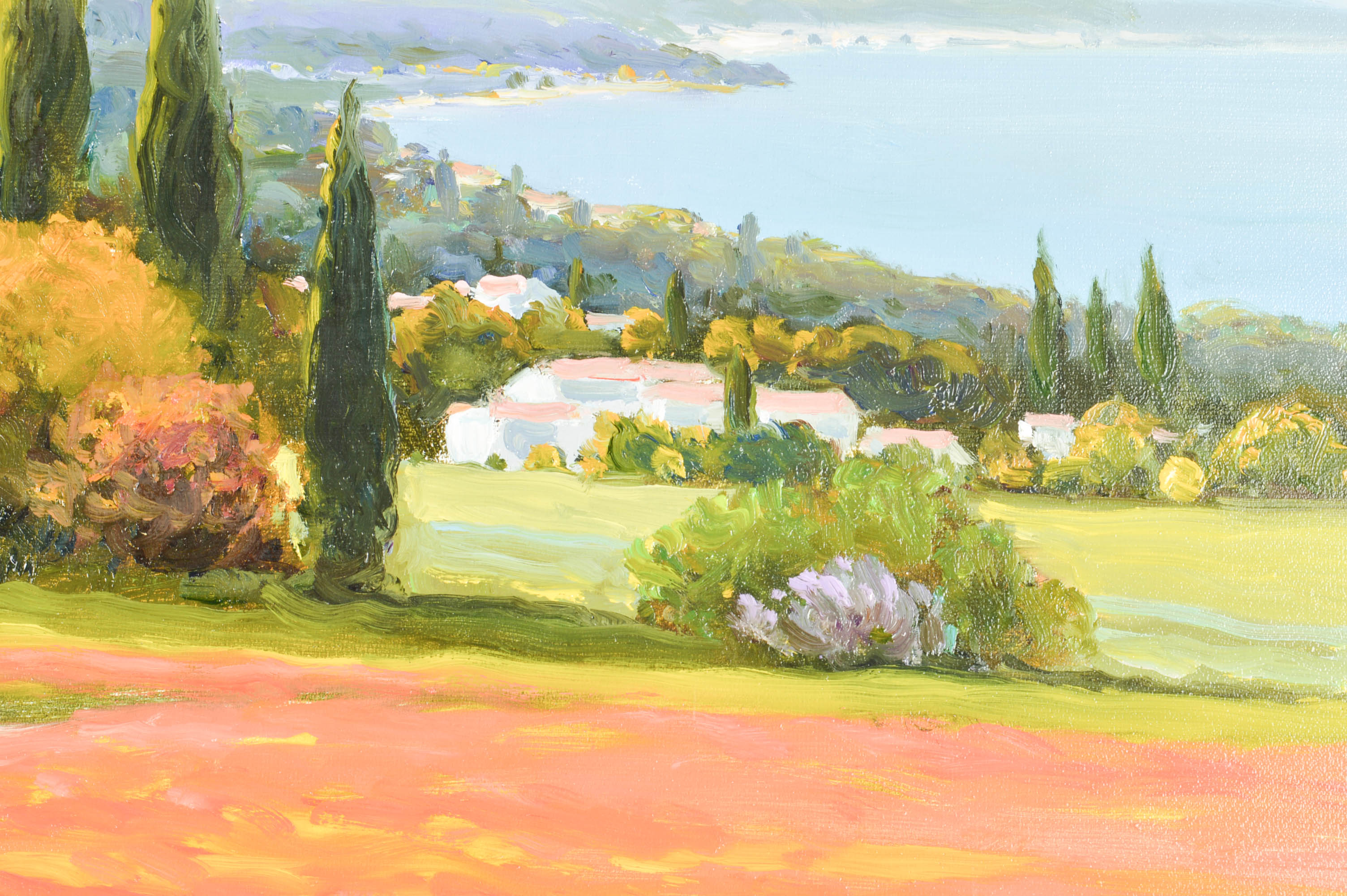 Gerhard Nesvadba Original Oil Landscape on Canvas