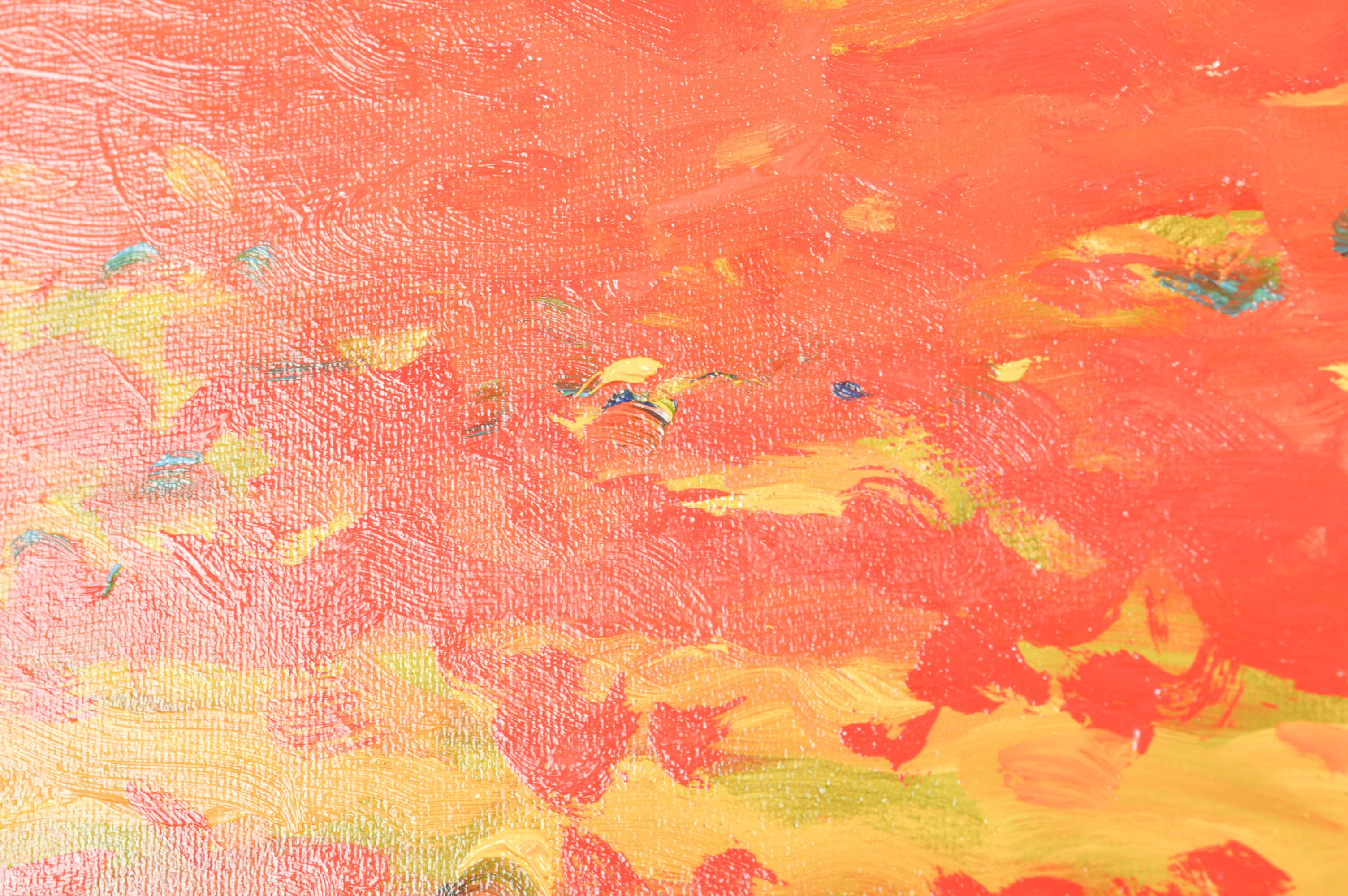 Gerhard Nesvadba Original Oil Landscape on Canvas