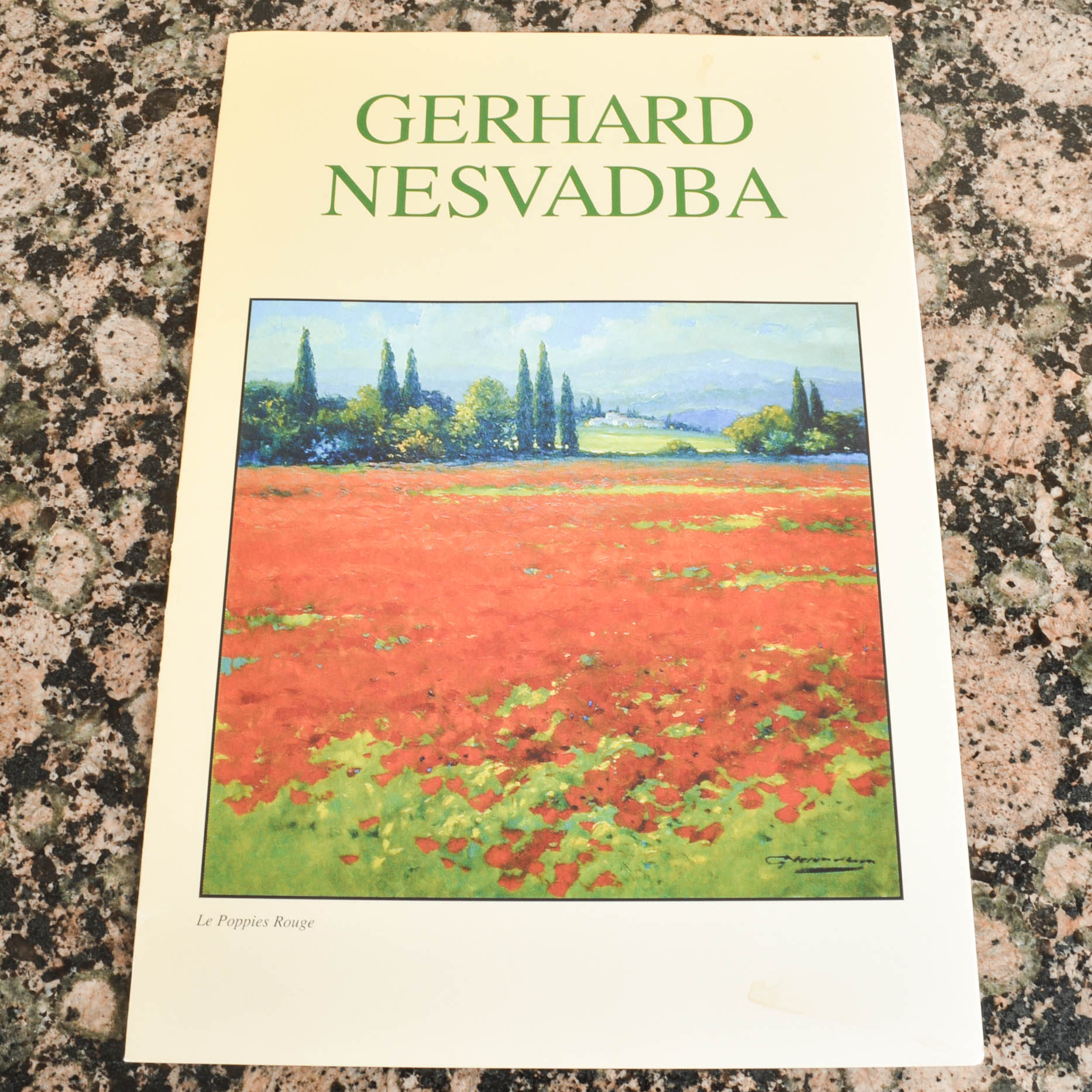 Gerhard Nesvadba Original Oil Landscape on Canvas