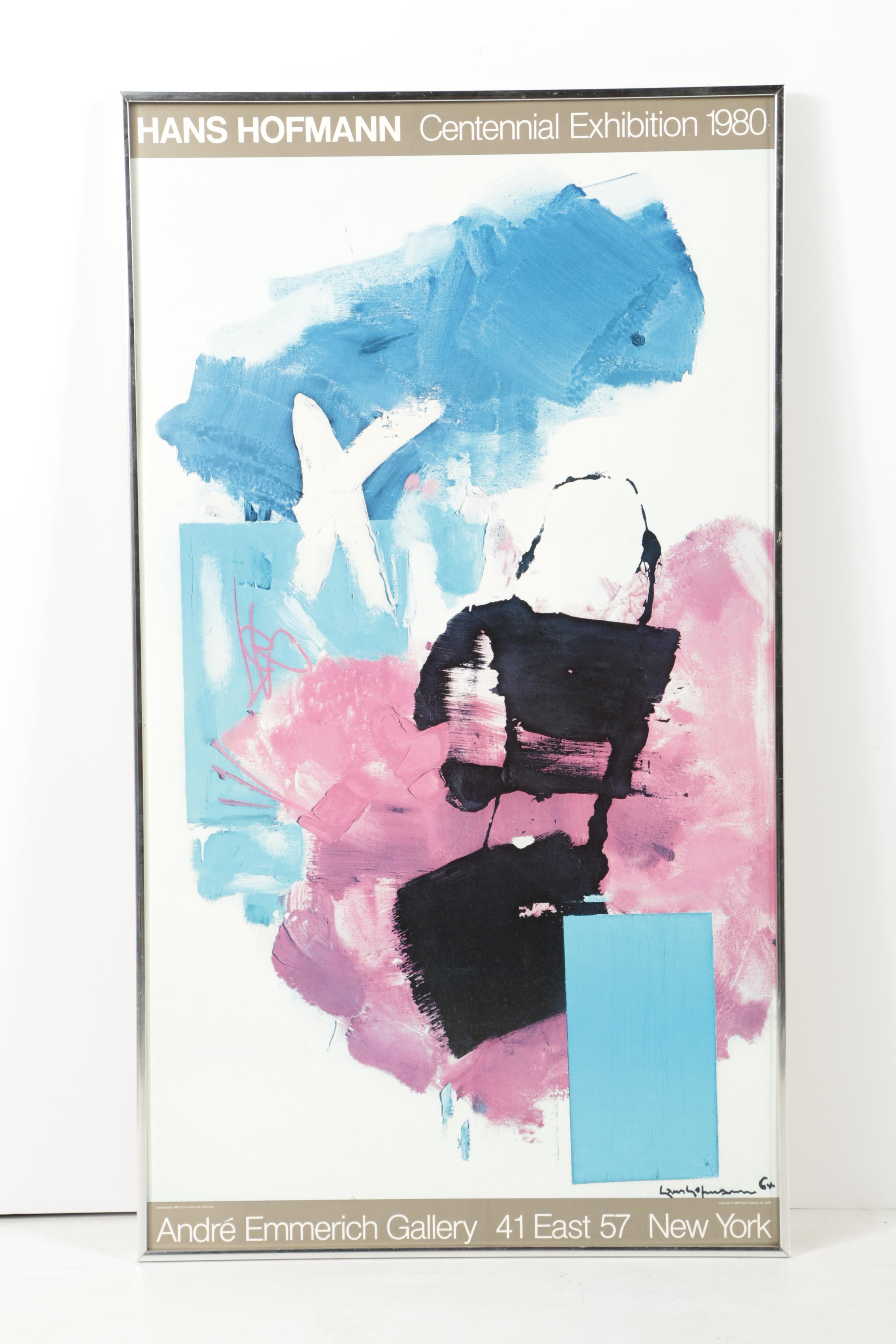 Art Exhibition Posters for Brett Weston and Hans Hoffman